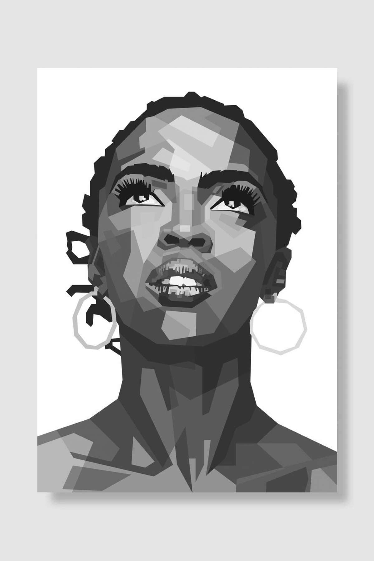 Lauryn Hill Singer Müzik Poster Çerçevesiz Yüksek Kalite Müzik Afiş Duvar Poster