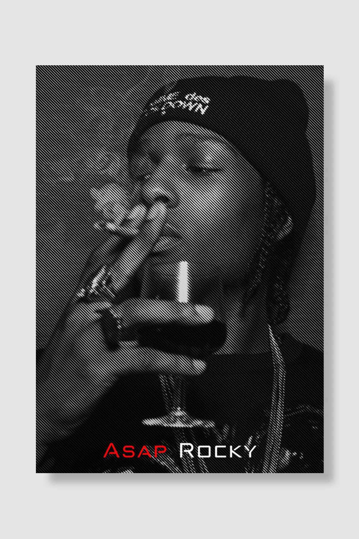 asap rocky Müzik Poster Çerçevesiz Yüksek Kalite Müzik Afiş Duvar Poster