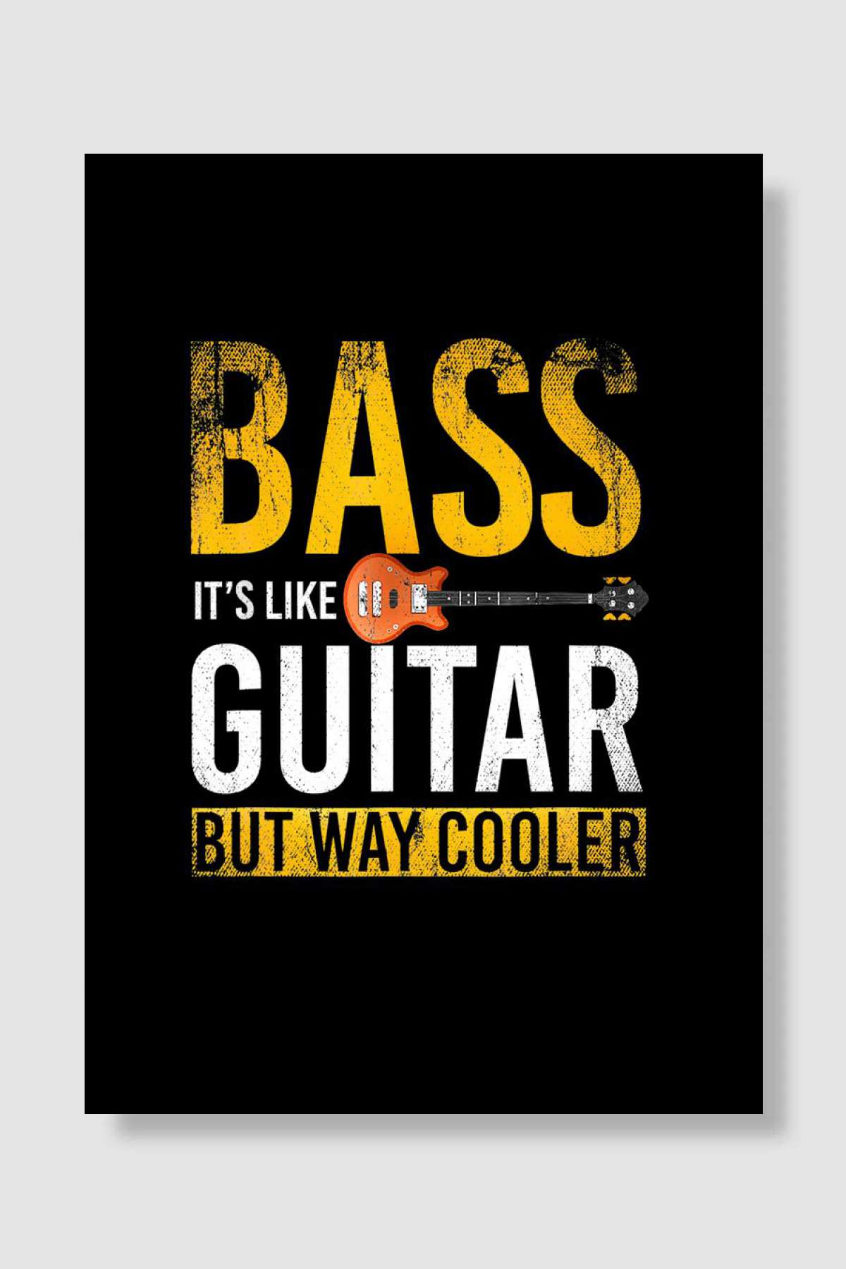 Guitar Müzik Poster Çerçevesiz Yüksek Kalite Müzik Afiş Duvar Poster