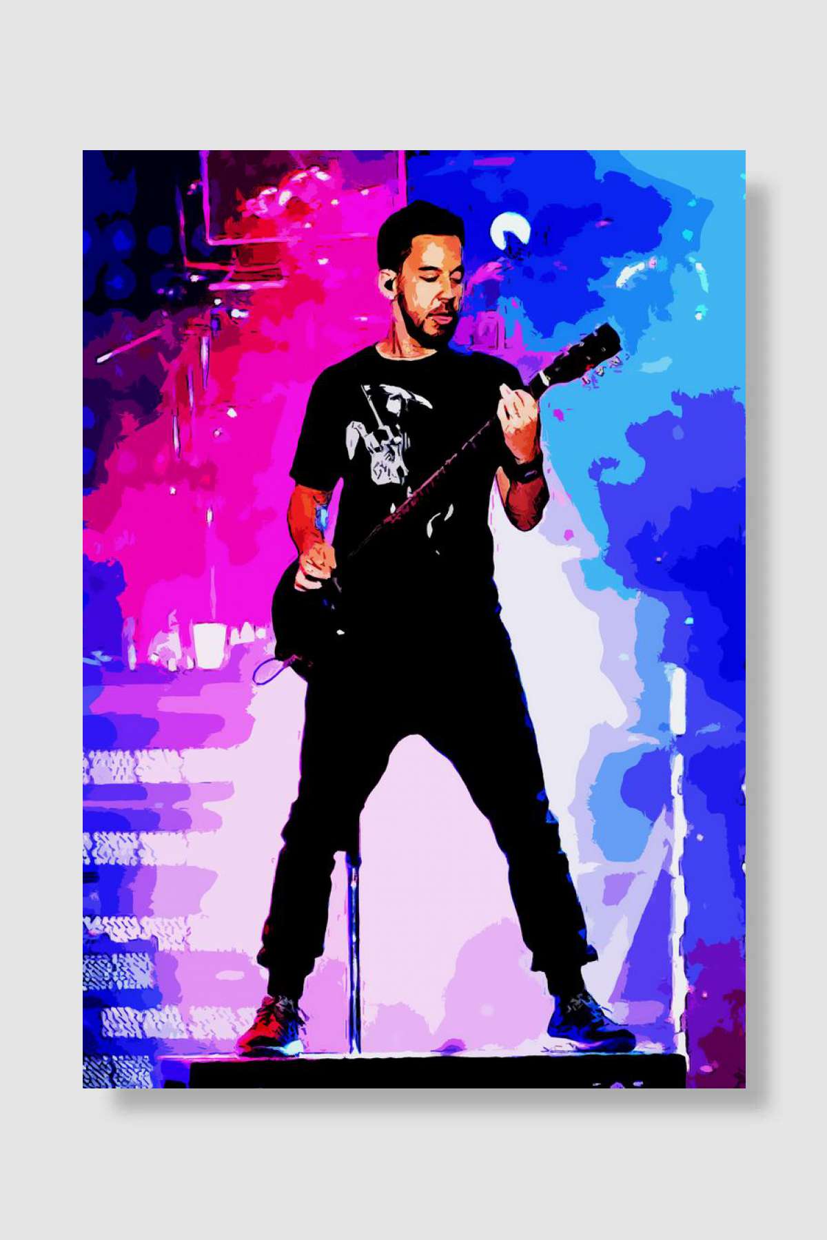 Linkin Park 165 Müzik Poster Çerçevesiz Yüksek Kalite Müzik Afiş Duvar Poster