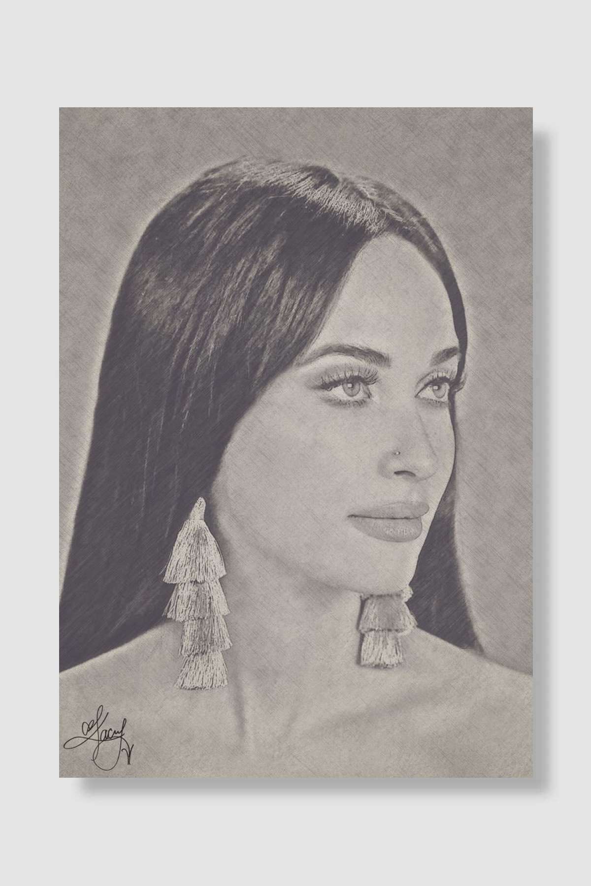Kacey Musgraves Müzik Poster Çerçevesiz Yüksek Kalite Müzik Afiş Duvar Poster