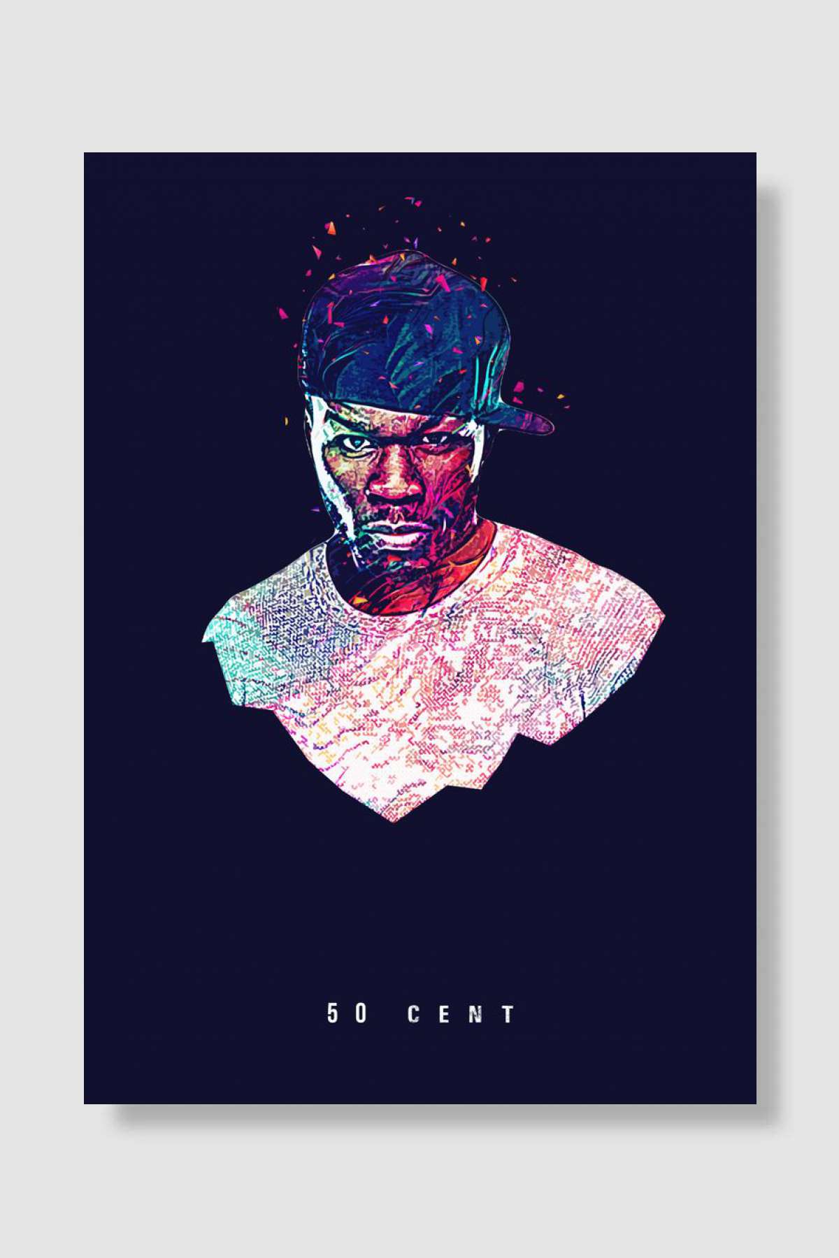 50 CENT Müzik Poster Çerçevesiz Yüksek Kalite Müzik Afiş Duvar Poster