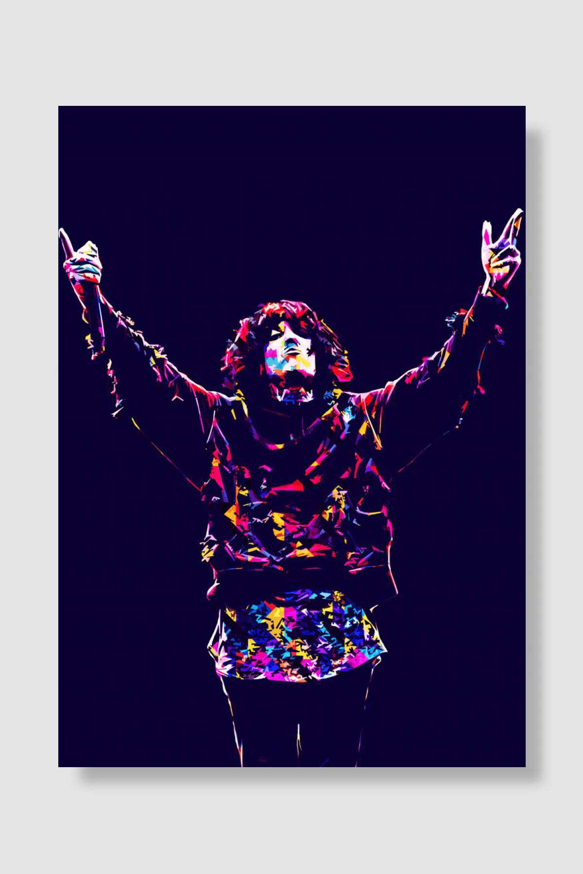 Oliver Sykes Müzik Poster Çerçevesiz Yüksek Kalite Müzik Afiş Duvar Poster