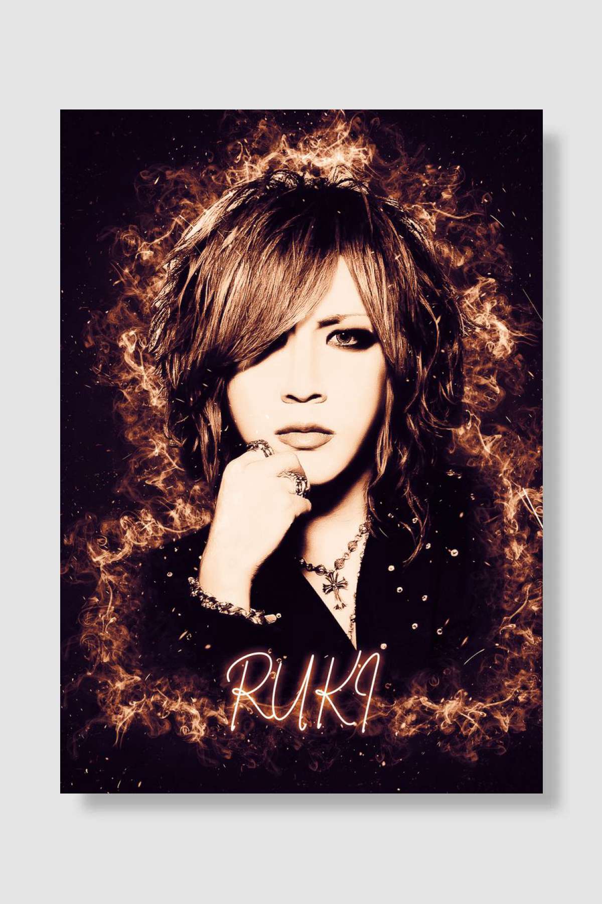 Ruki Müzik Poster Çerçevesiz Yüksek Kalite Müzik Afiş Duvar Poster