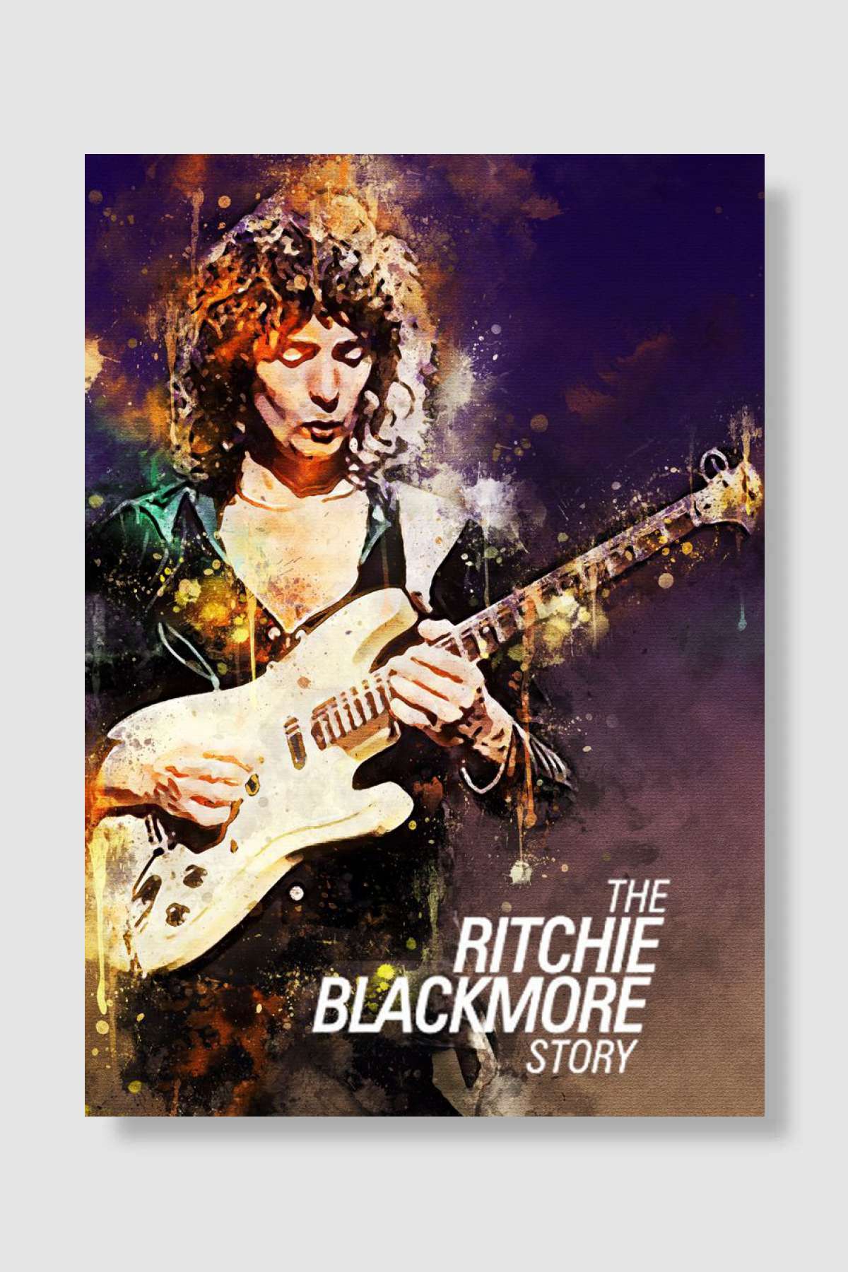 Ritchie Blackmore Müzik Poster Çerçevesiz Yüksek Kalite Müzik Afiş Duvar Poster