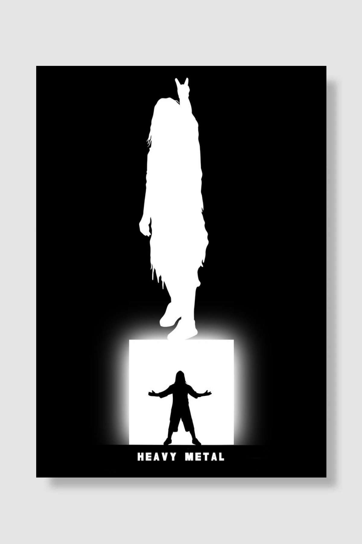 Heavy Metal Müzik Poster Çerçevesiz Yüksek Kalite Müzik Afiş Duvar Poster