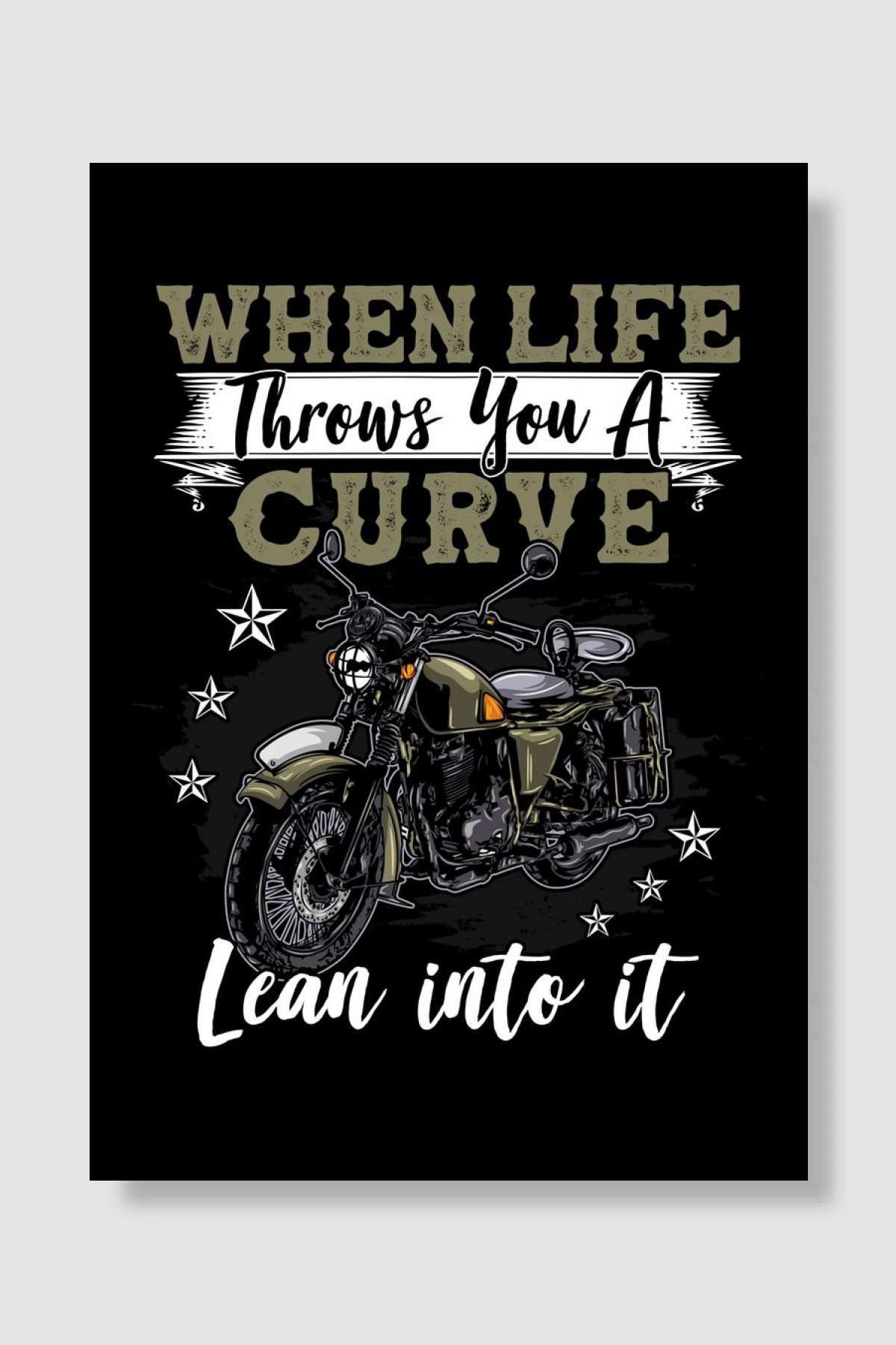 Funny Motorcycles Graphic Müzik Poster Çerçevesiz Yüksek Kalite Müzik Afiş Duvar Poster