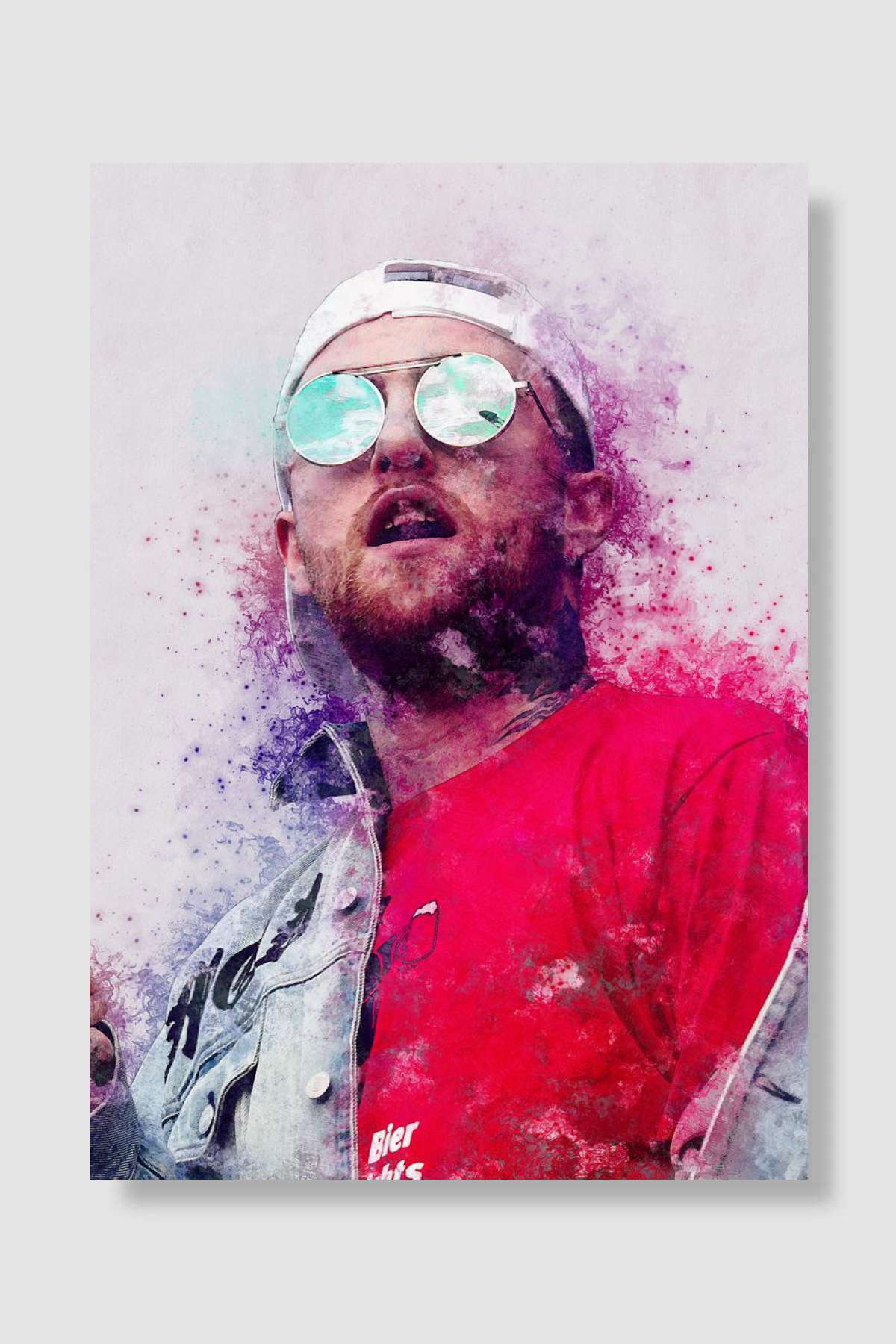 Mac Miller Müzik Poster Çerçevesiz Yüksek Kalite Müzik Afiş Duvar Poster