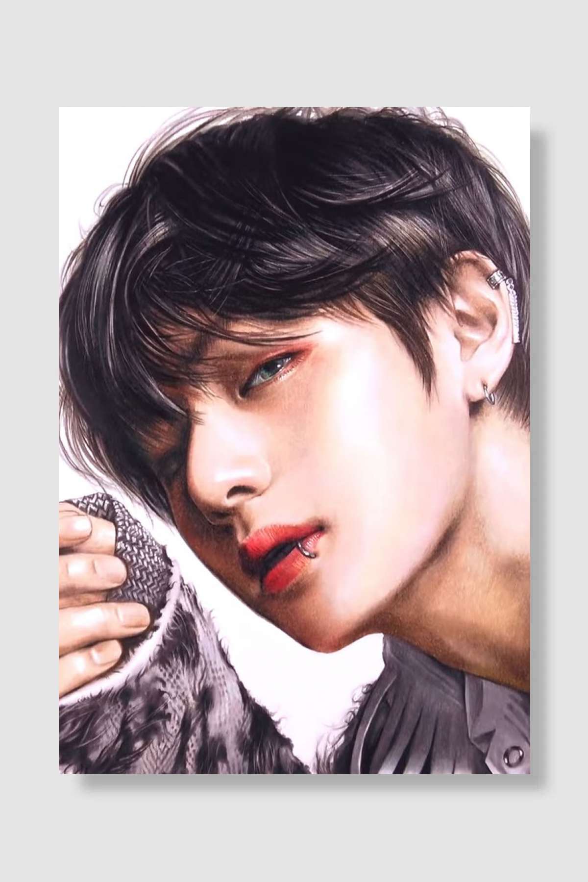Taehyung Müzik Poster Çerçevesiz Yüksek Kalite Müzik Afiş Duvar Poster