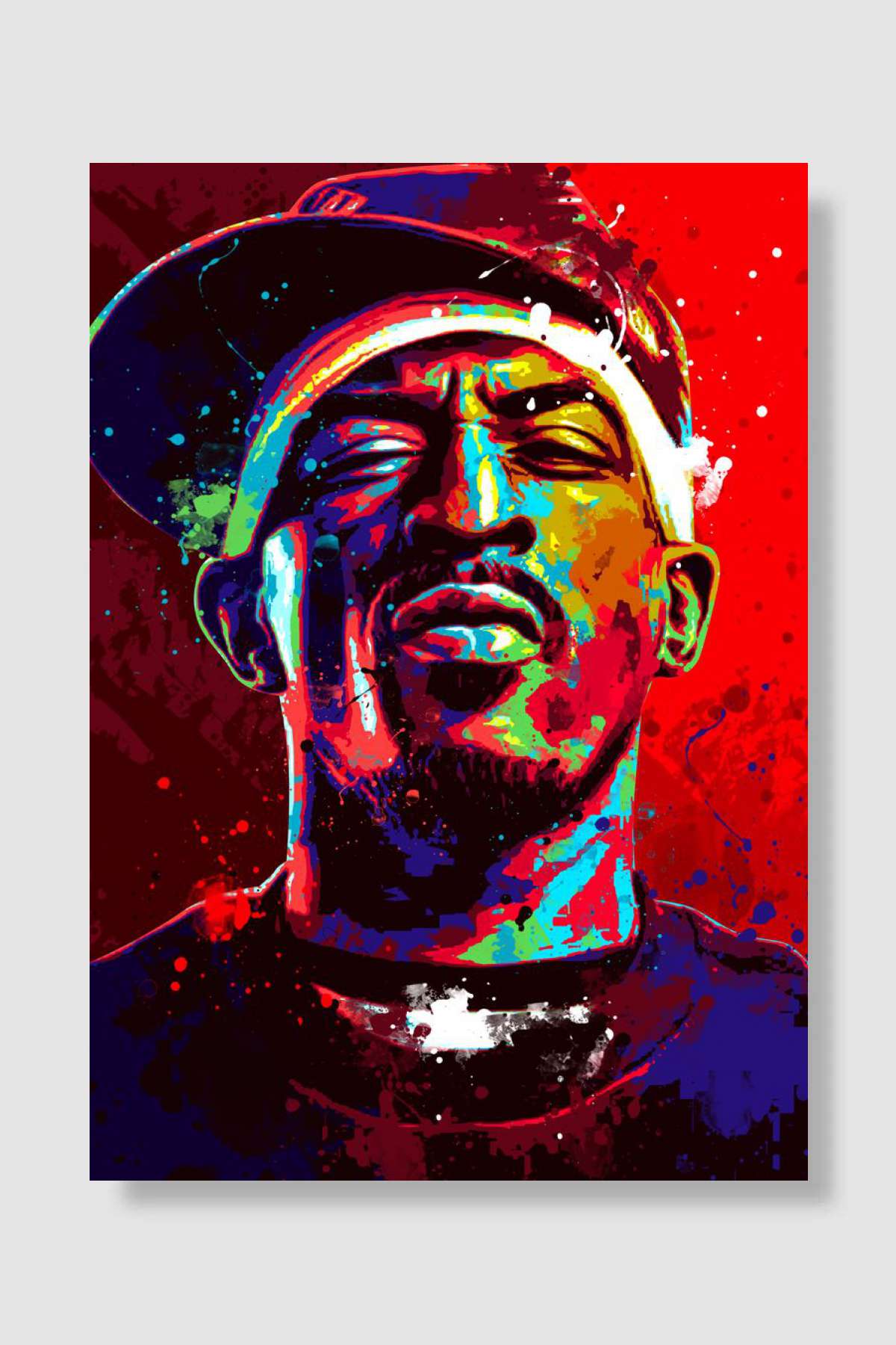 Rakim Kid Wizard Müzik Poster Çerçevesiz Yüksek Kalite Müzik Afiş Duvar Poster