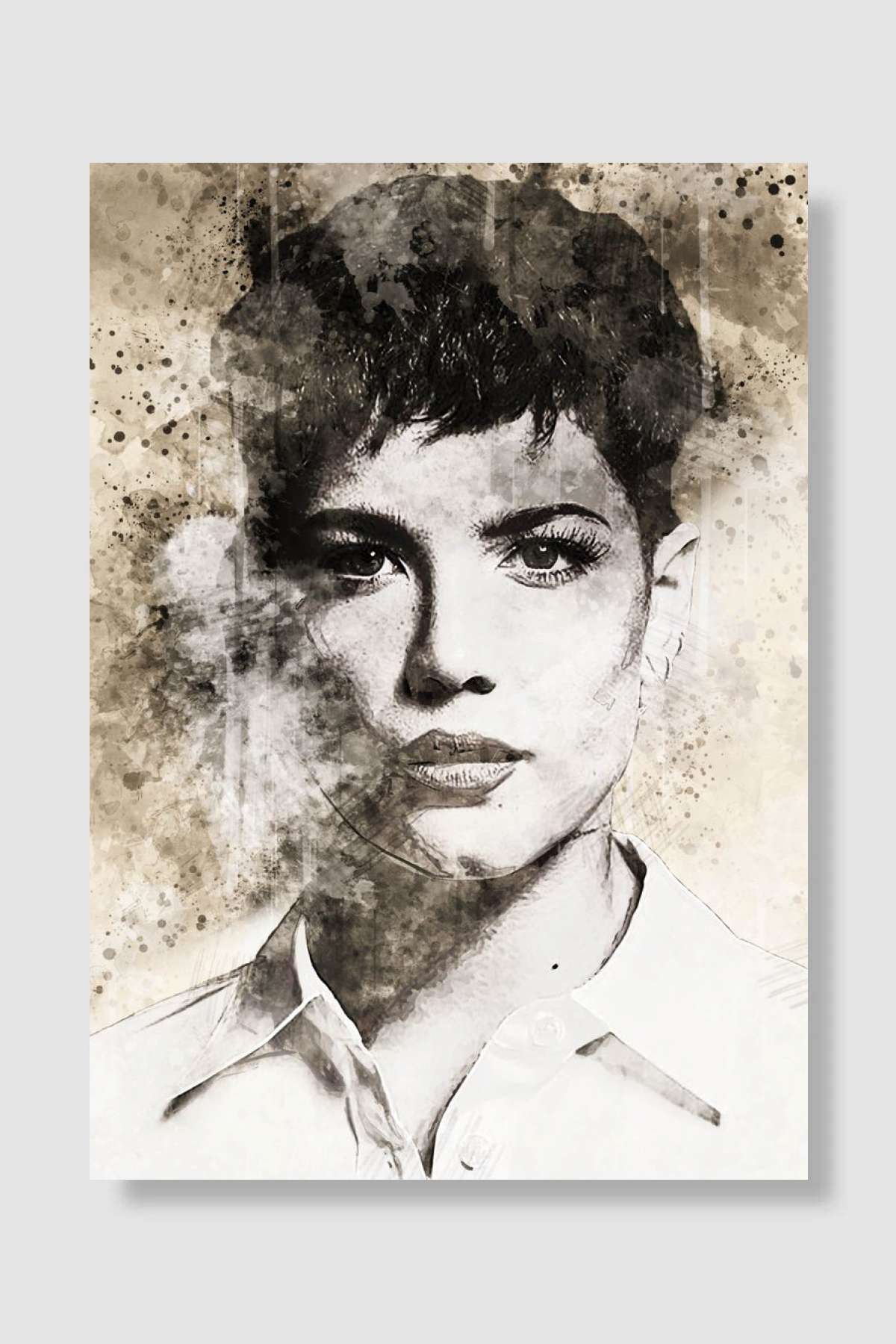 Halsey Müzik Poster Çerçevesiz Yüksek Kalite Müzik Afiş Duvar Poster