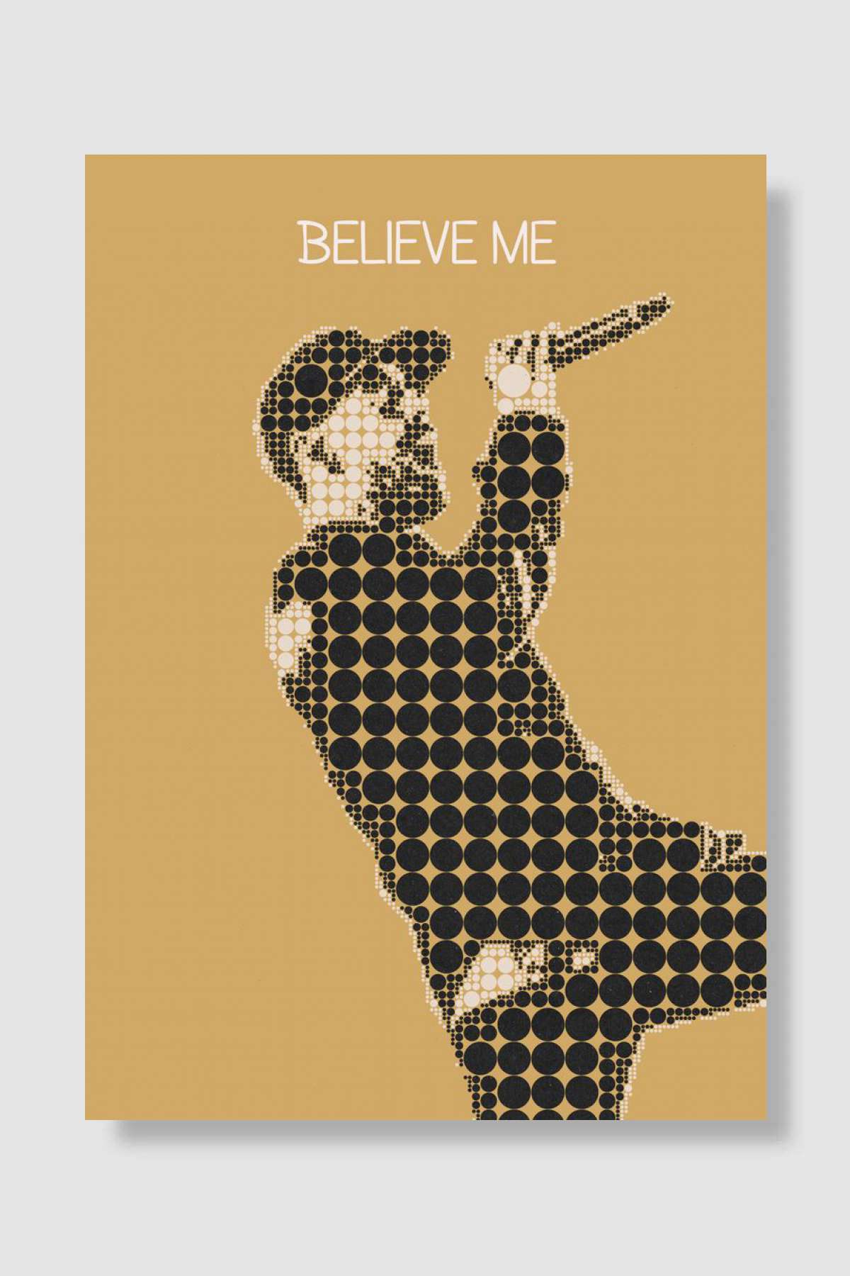 Believe Me Müzik Poster Çerçevesiz Yüksek Kalite Müzik Afiş Duvar Poster
