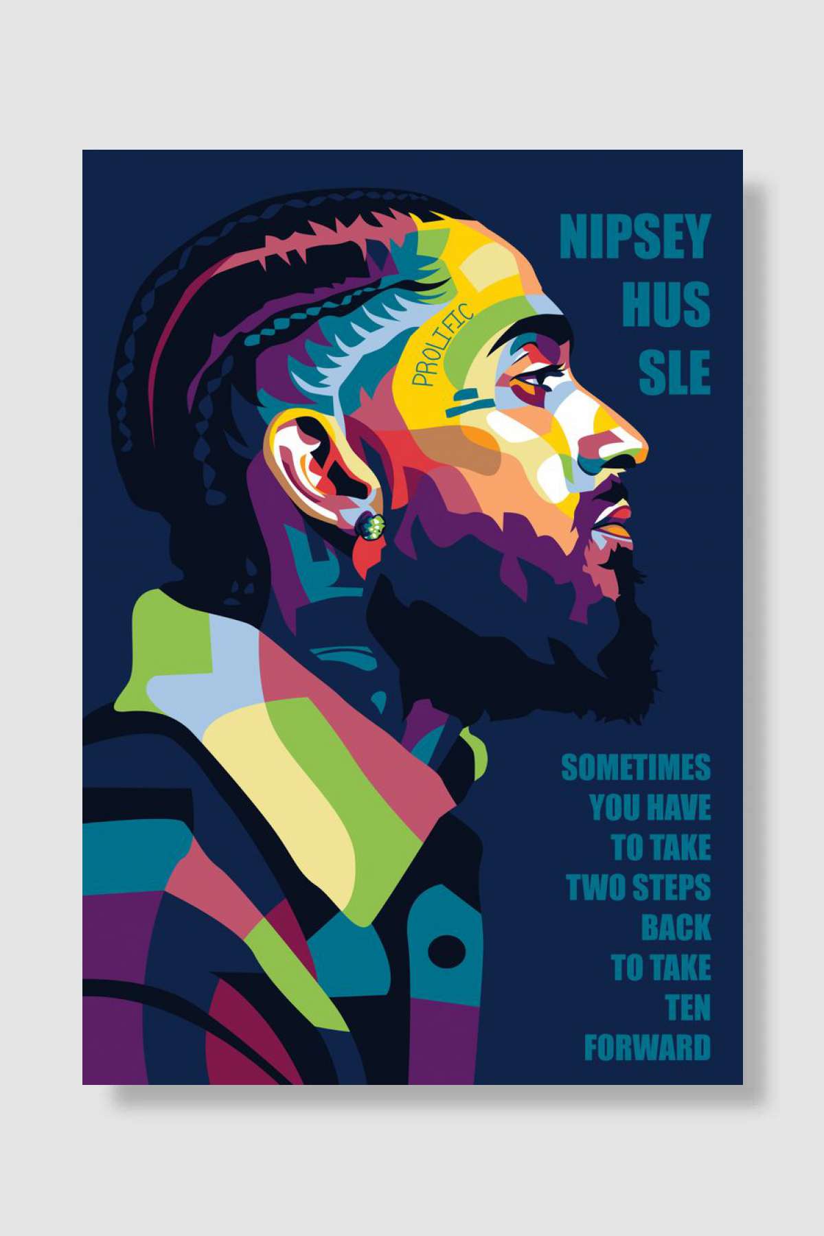 nipsey hussle quote Müzik Poster Çerçevesiz Yüksek Kalite Müzik Afiş Duvar Poster