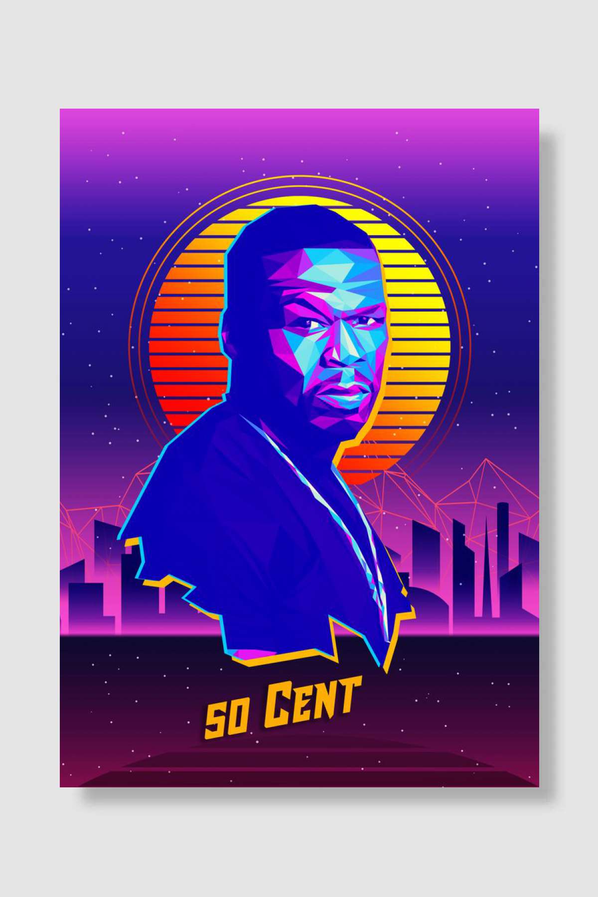 50 cent Müzik Poster Çerçevesiz Yüksek Kalite Müzik Afiş Duvar Poster