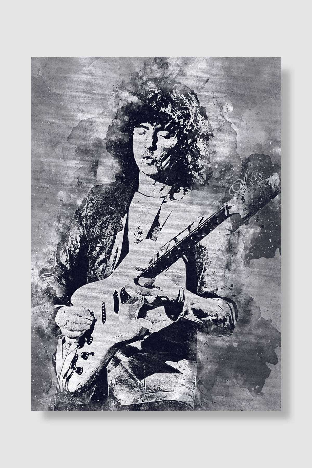 Ritchie Blackmore Müzik Poster Çerçevesiz Yüksek Kalite Müzik Afiş Duvar Poster