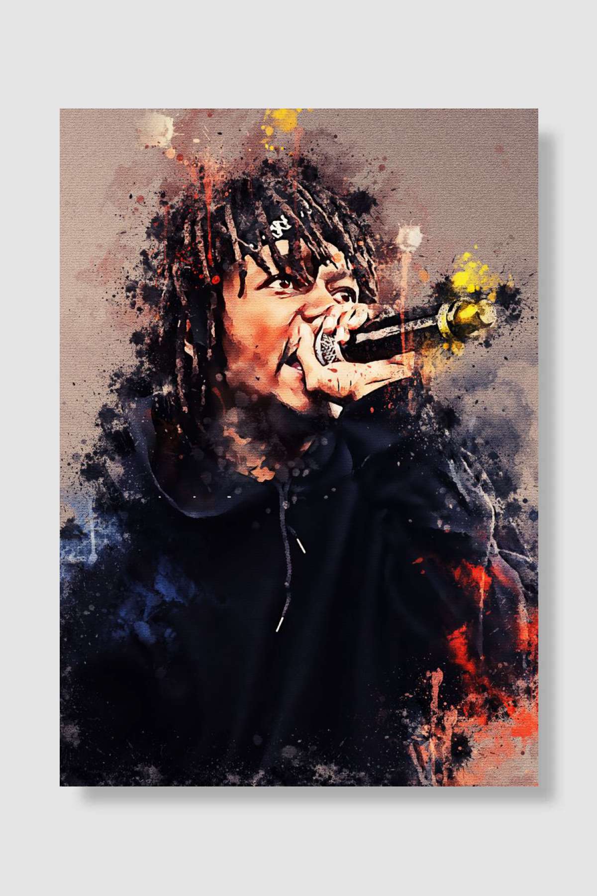 JID Müzik Poster Çerçevesiz Yüksek Kalite Müzik Afiş Duvar Poster