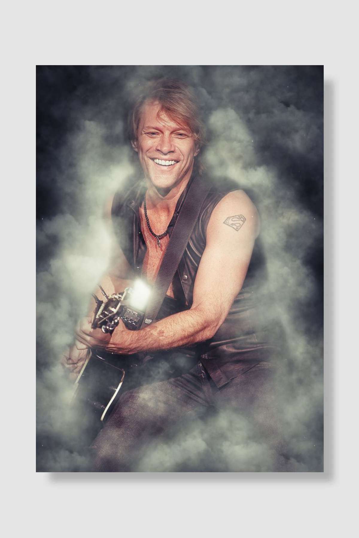 Bon Jovi Müzik Poster Çerçevesiz Yüksek Kalite Müzik Afiş Duvar Poster
