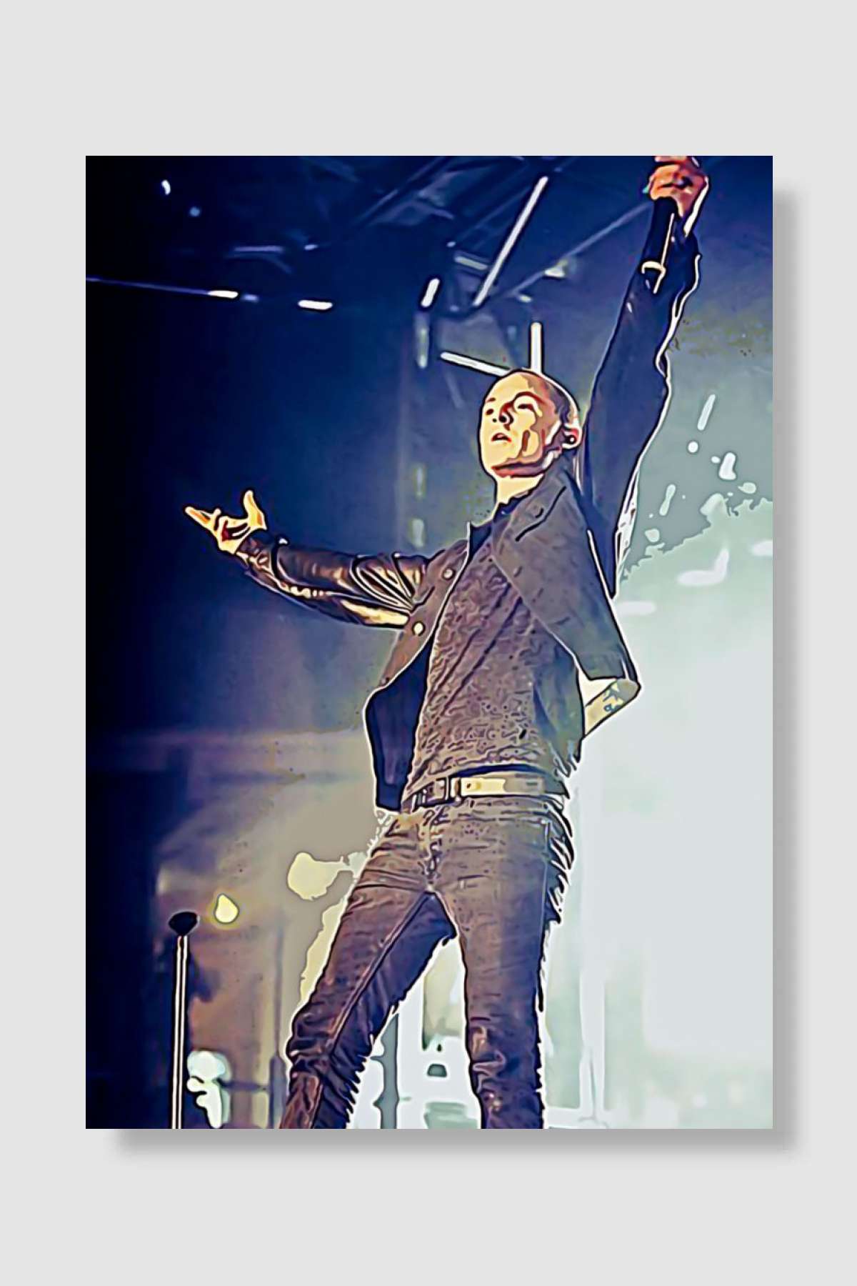 Linkin Park 15 Müzik Poster Çerçevesiz Yüksek Kalite Müzik Afiş Duvar Poster