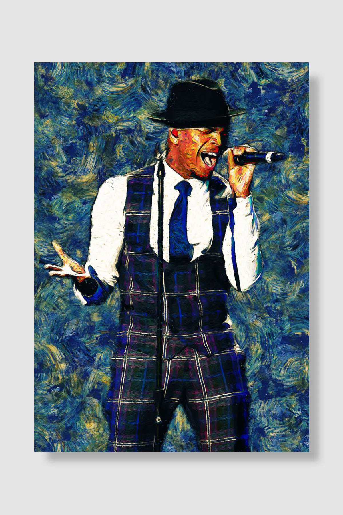 NeYo Müzik Poster Çerçevesiz Yüksek Kalite Müzik Afiş Duvar Poster