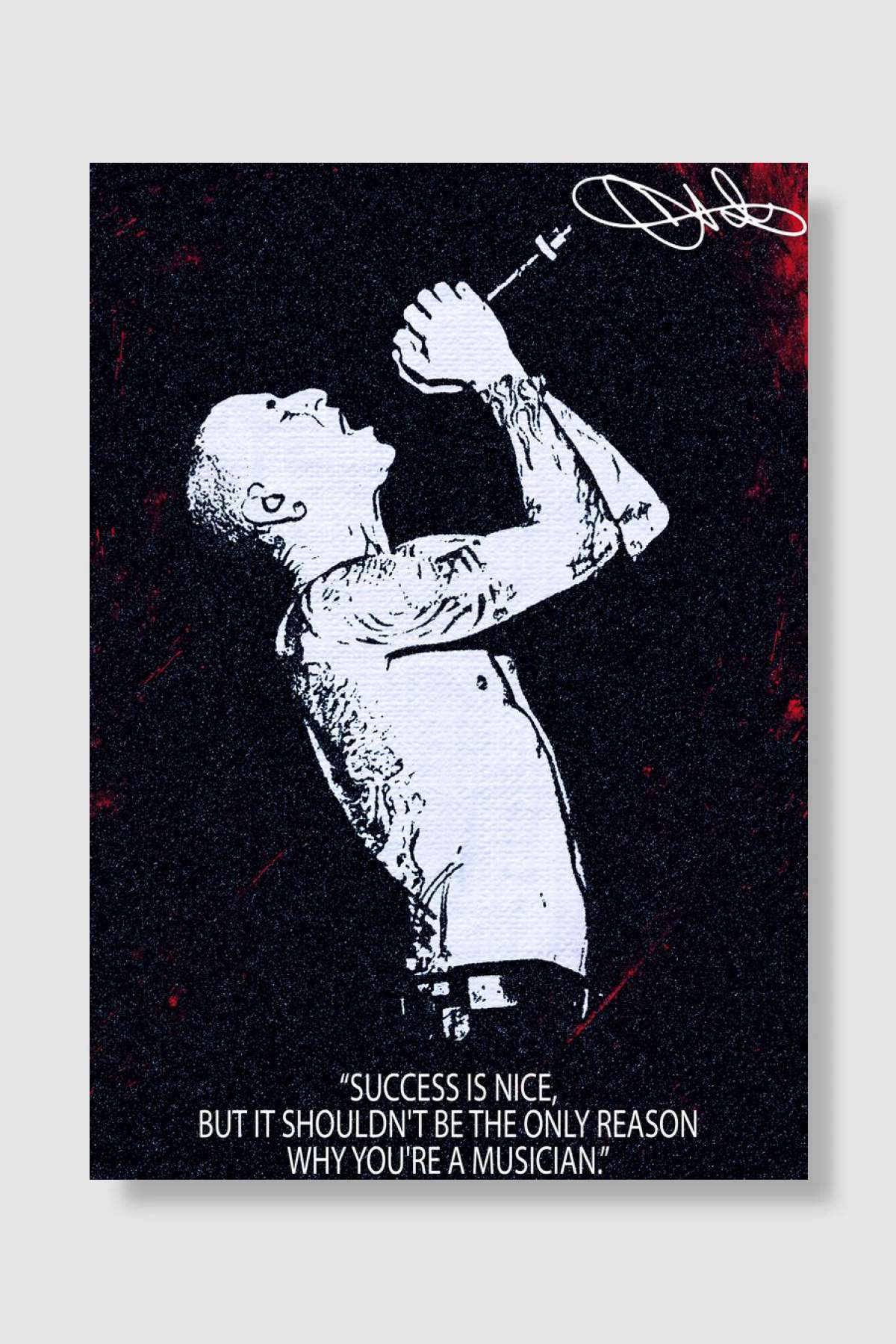 Chester Bennington Müzik Poster Çerçevesiz Yüksek Kalite Müzik Afiş Duvar Poster