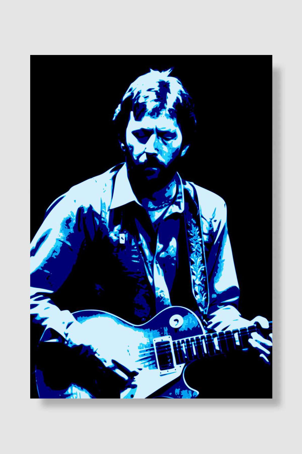 Eric Clapton Müzik Poster Çerçevesiz Yüksek Kalite Müzik Afiş Duvar Poster