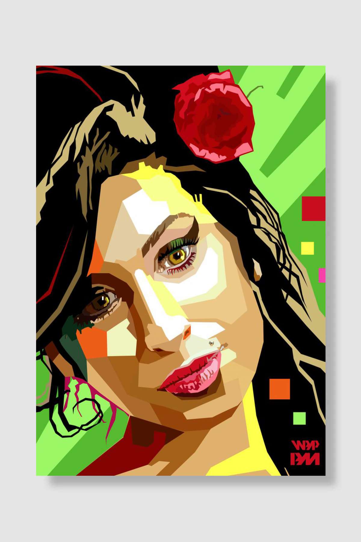 Amy Winehouse Müzik Poster Çerçevesiz Yüksek Kalite Müzik Afiş Duvar Poster