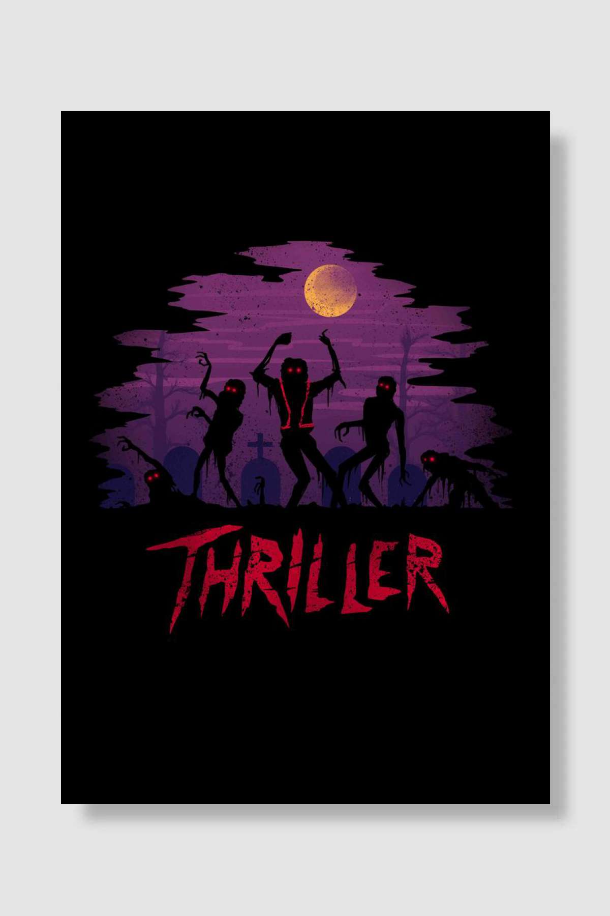Thriller Müzik Poster Çerçevesiz Yüksek Kalite Müzik Afiş Duvar Poster