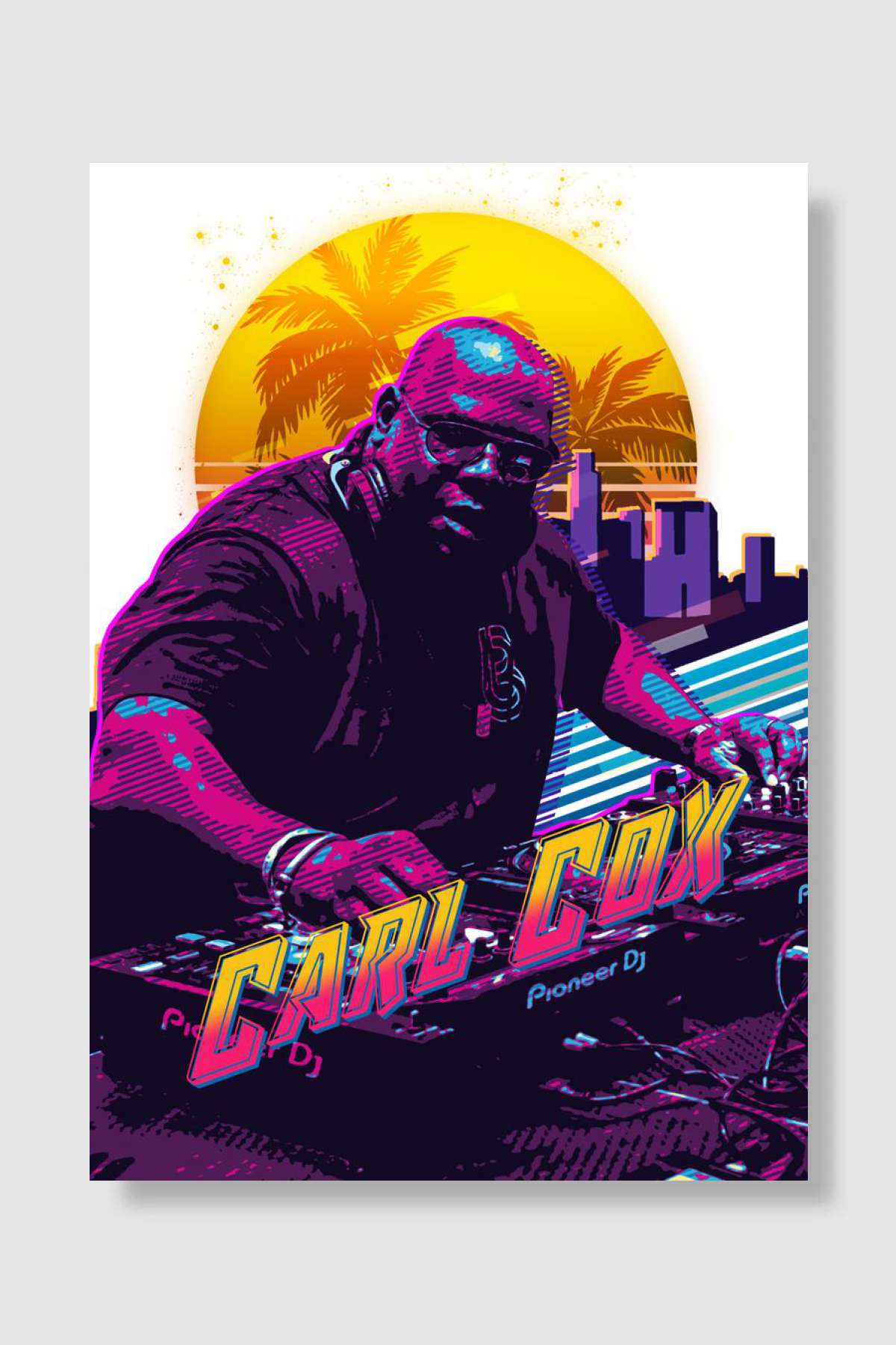 Carl cox Müzik Poster Çerçevesiz Yüksek Kalite Müzik Afiş Duvar Poster