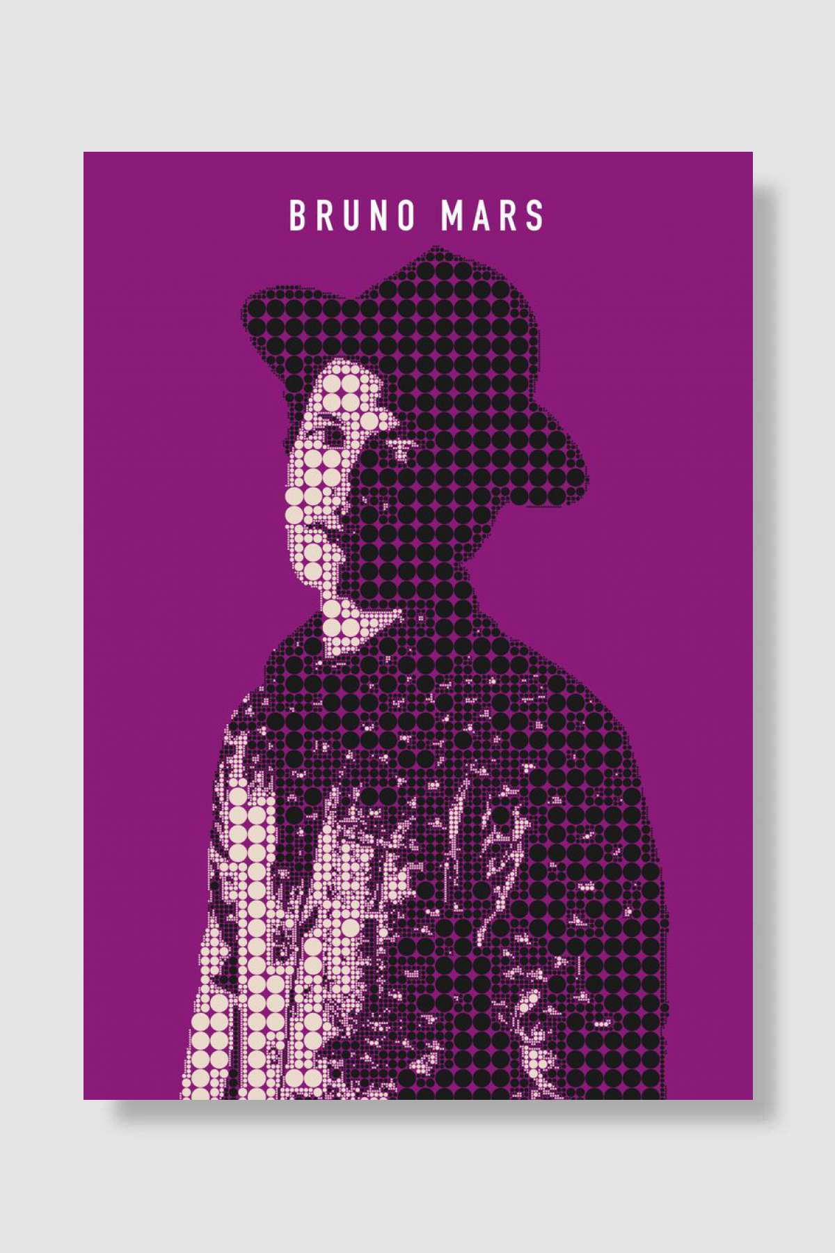 Bruno Mars Müzik Poster Çerçevesiz Yüksek Kalite Müzik Afiş Duvar Poster