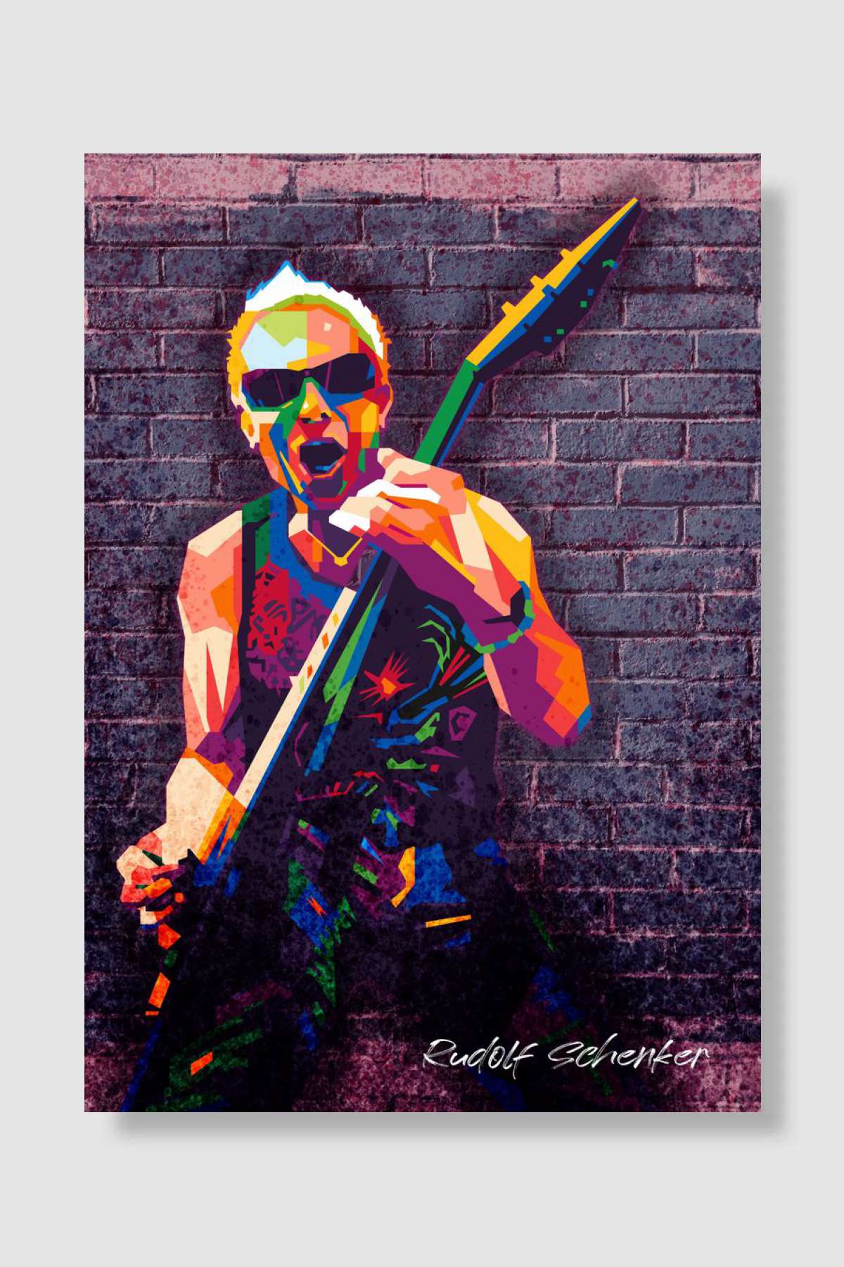 Rudolf Schenker Müzik Poster Çerçevesiz Yüksek Kalite Müzik Afiş Duvar Poster