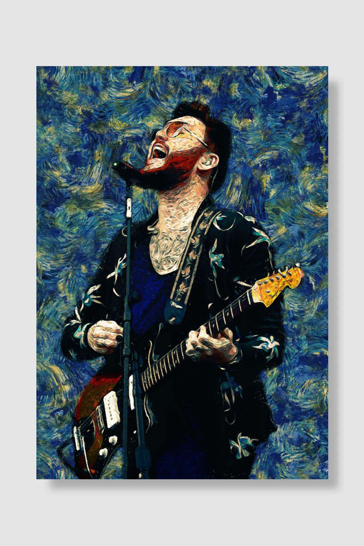 James Arthur Müzik Poster Çerçevesiz Yüksek Kalite Müzik Afiş Duvar Poster