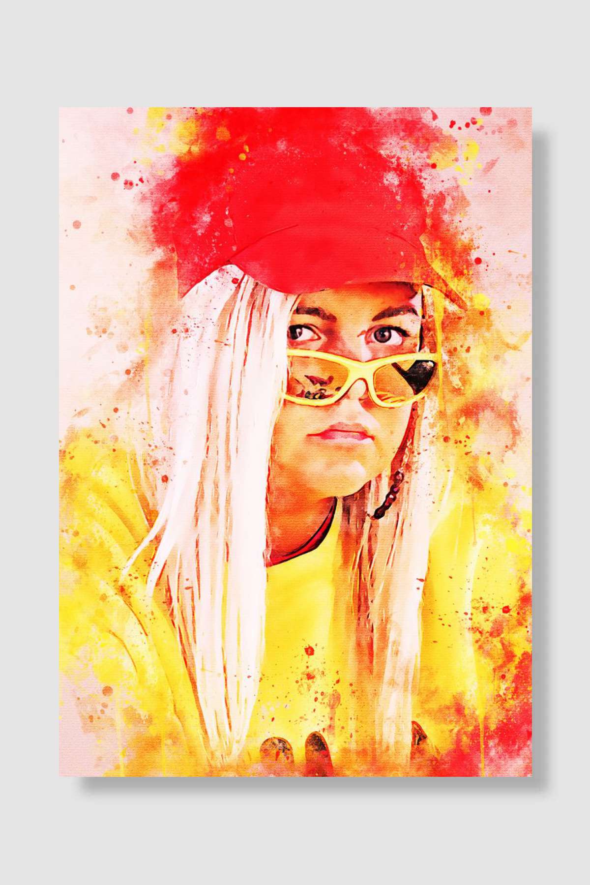 Tones and I Müzik Poster Çerçevesiz Yüksek Kalite Müzik Afiş Duvar Poster