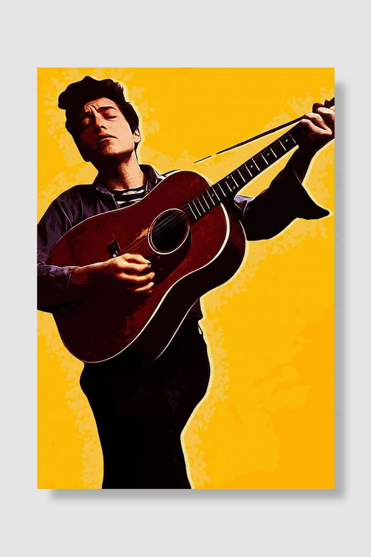 Bob Dylan Müzik Poster Çerçevesiz Yüksek Kalite Müzik Afiş Duvar Poster - En İyi Fiyatlarla