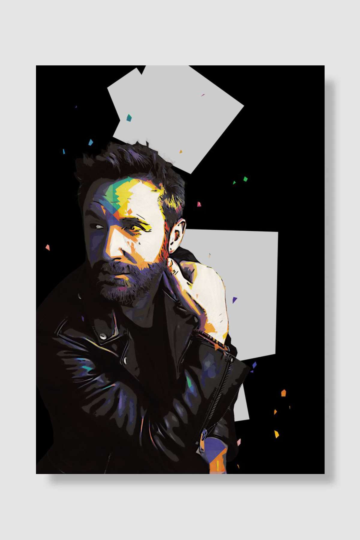 David Guetta Müzik Poster Çerçevesiz Yüksek Kalite Müzik Afiş Duvar Poster