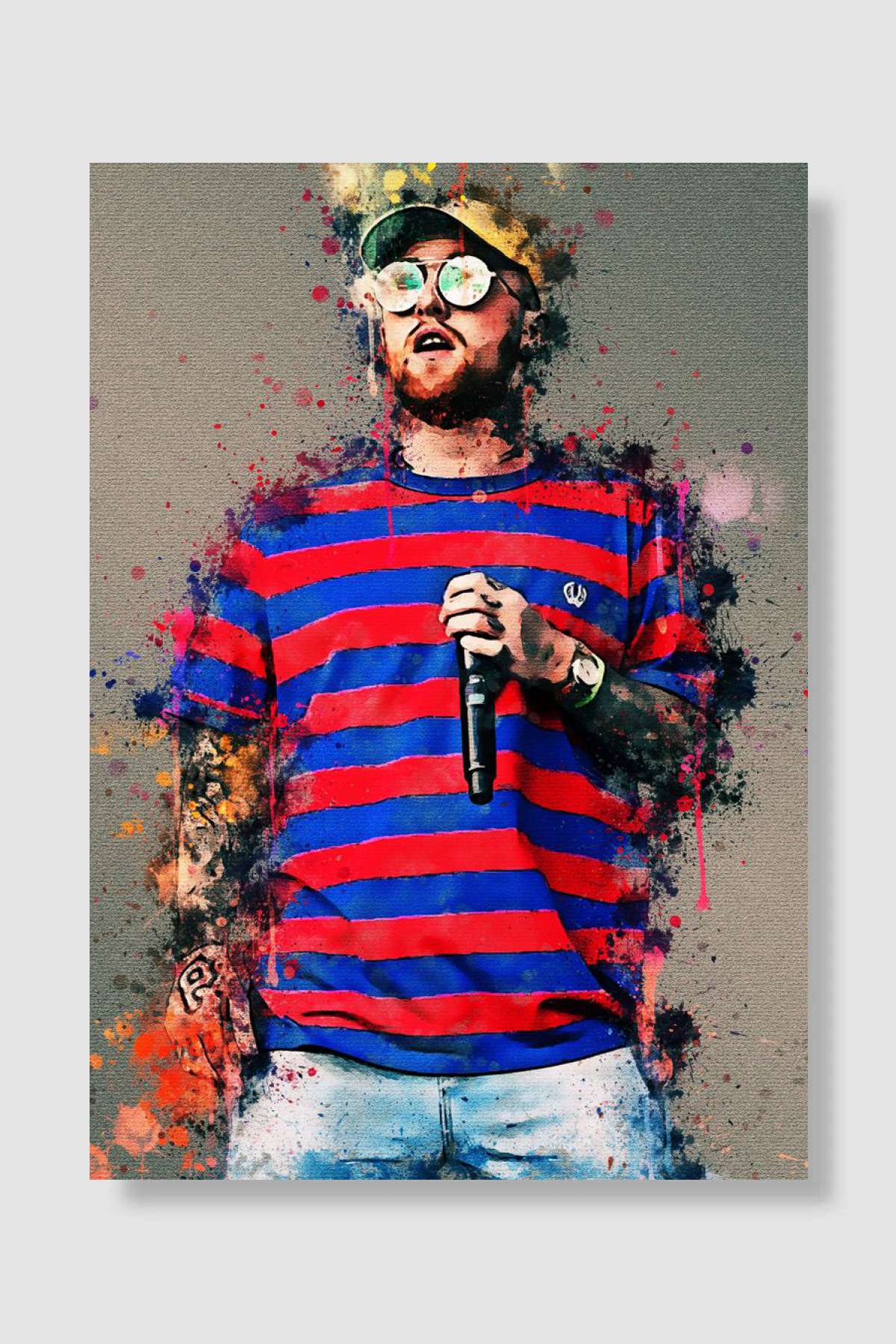 Mac Miller Müzik Poster Çerçevesiz Yüksek Kalite Müzik Afiş Duvar Poster