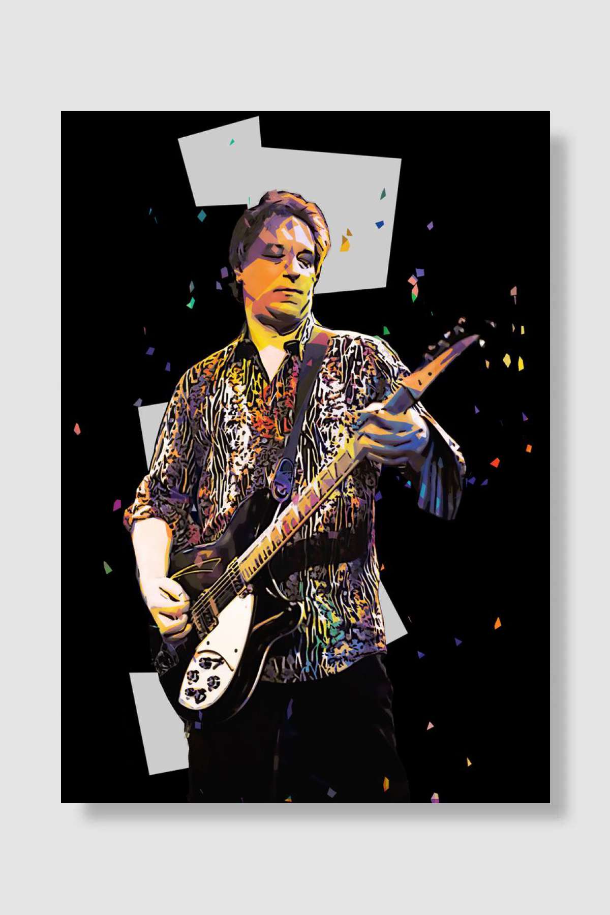 Peter Buck Müzik Poster Çerçevesiz Yüksek Kalite Müzik Afiş Duvar Poster