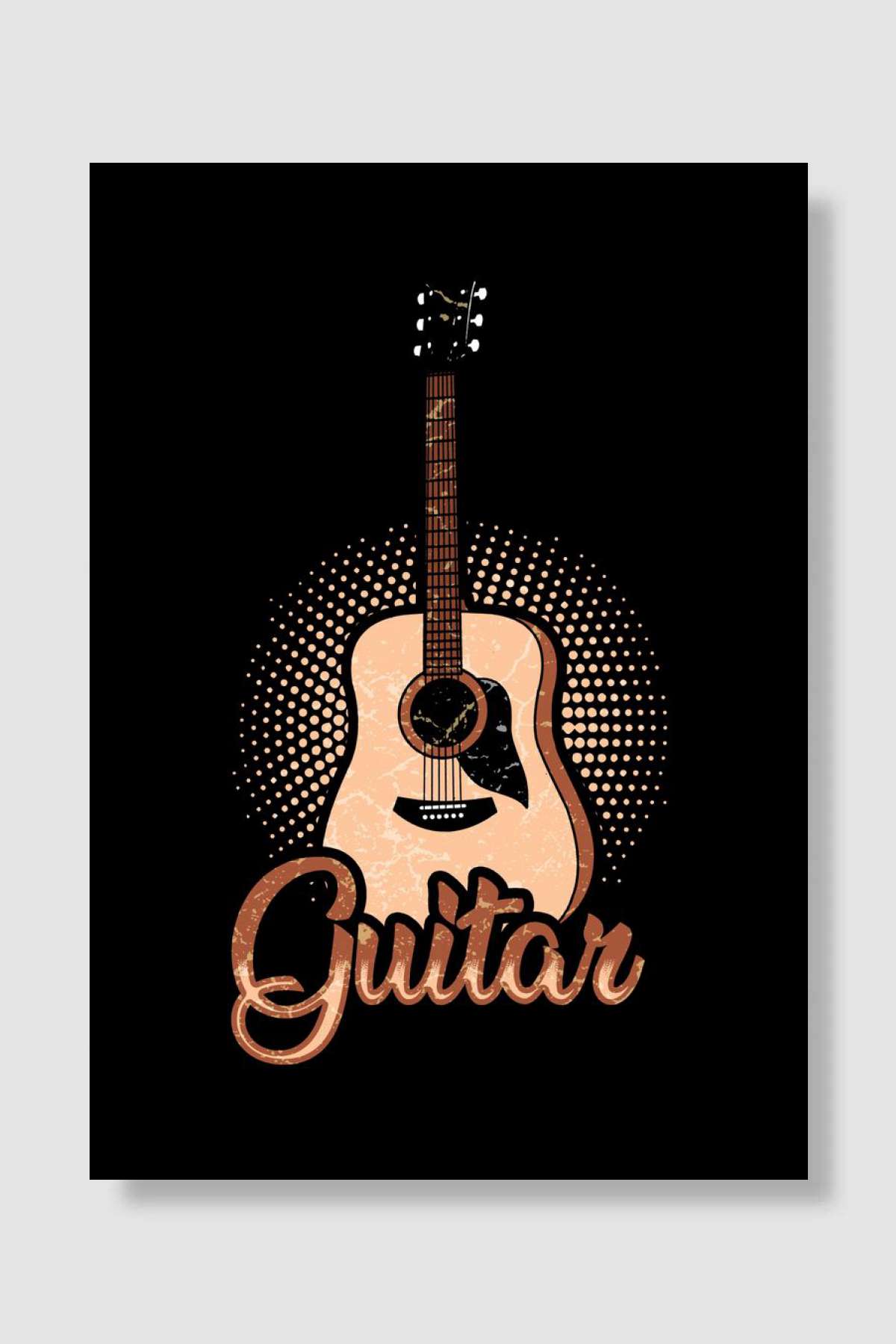 Guitar Gift for Guitarist Müzik Poster Çerçevesiz Yüksek Kalite Müzik Afiş Duvar Poster