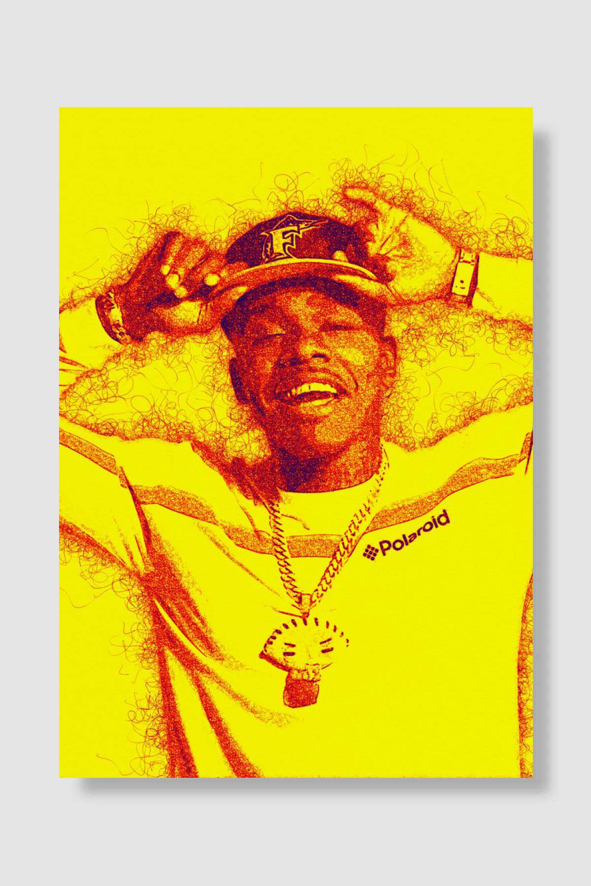dababy Müzik Poster Çerçevesiz Yüksek Kalite Müzik Afiş Duvar Poster