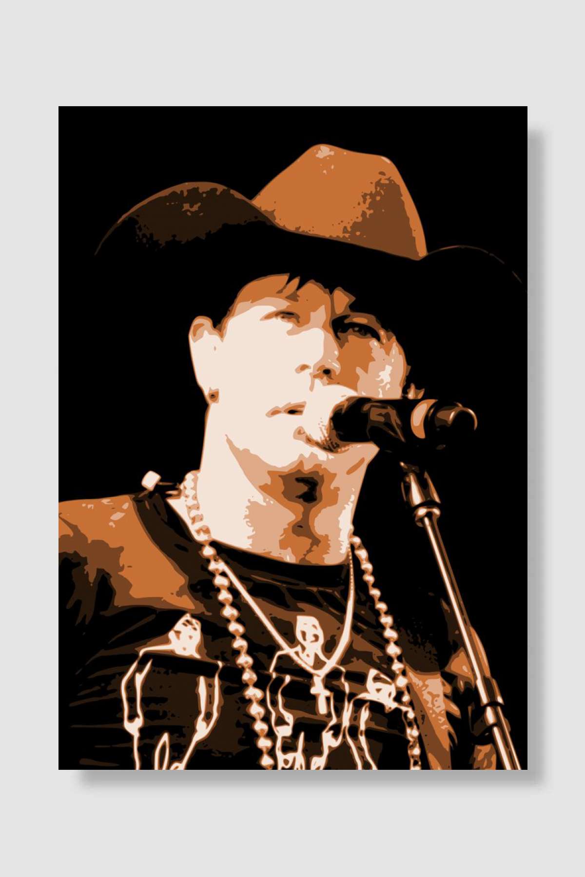 Aaron Pritchett Müzik Poster Çerçevesiz Yüksek Kalite Müzik Afiş Duvar Poster