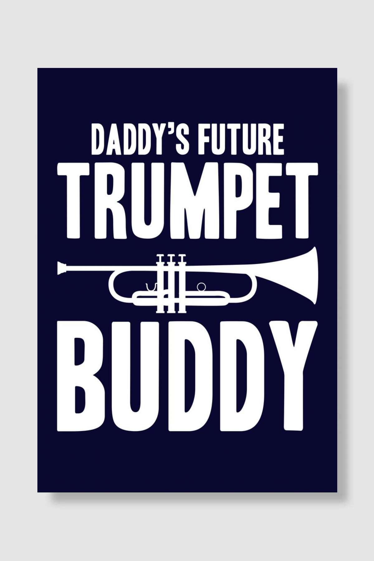 Funny Trumpet Müzik Poster Çerçevesiz Yüksek Kalite Müzik Afiş Duvar Poster - En İyi Fiyatlarla