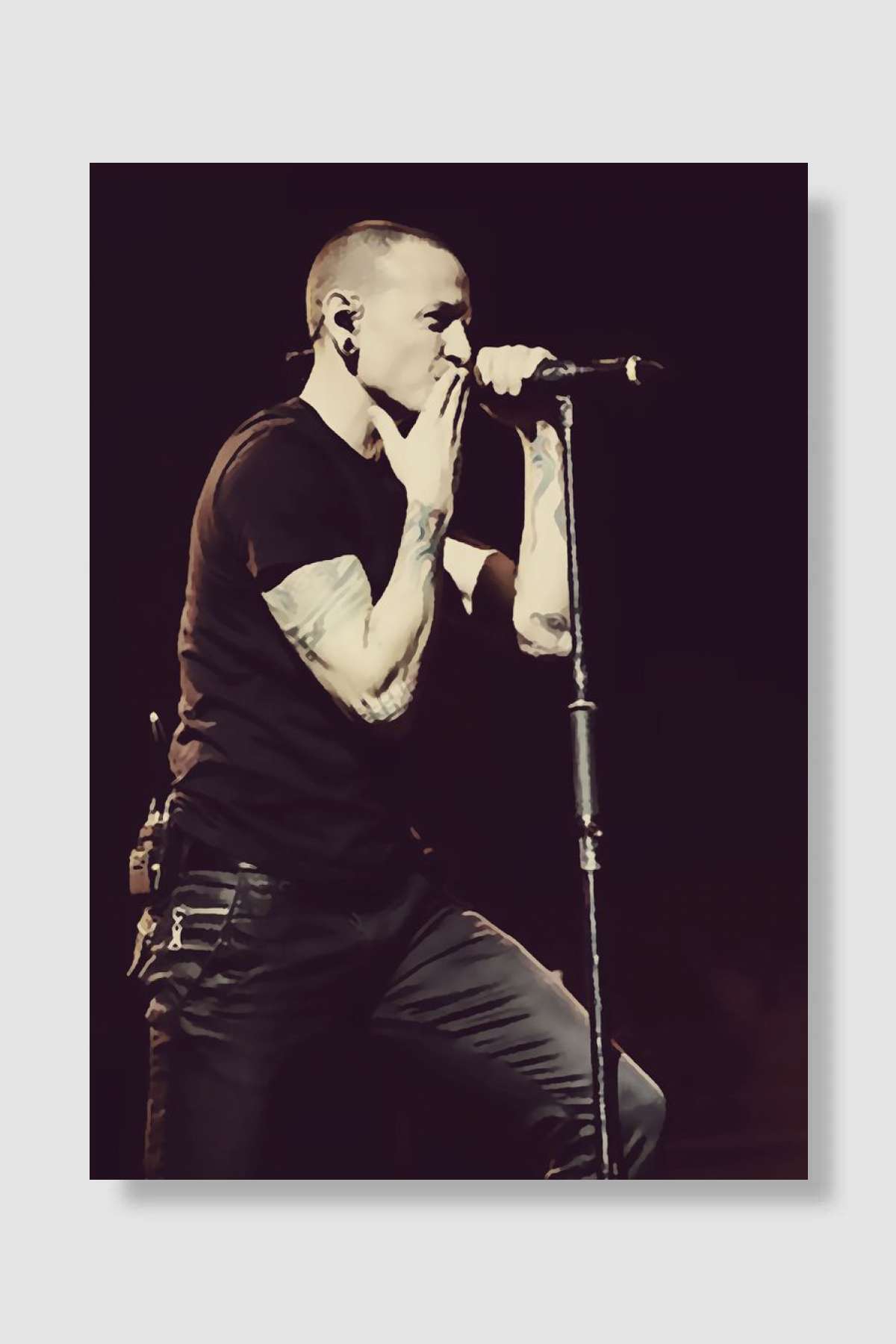 Linkin Park 291 Müzik Poster Çerçevesiz Yüksek Kalite Müzik Afiş Duvar Poster