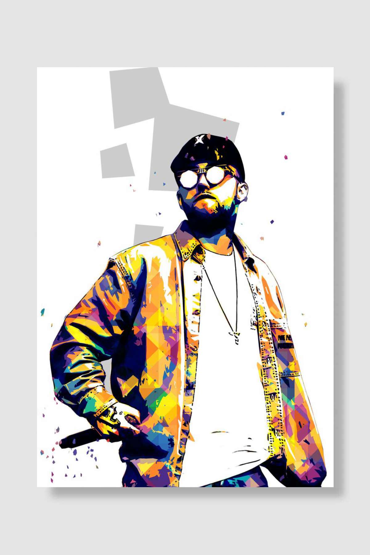 Mac Miller Müzik Poster Çerçevesiz Yüksek Kalite Müzik Afiş Duvar Poster