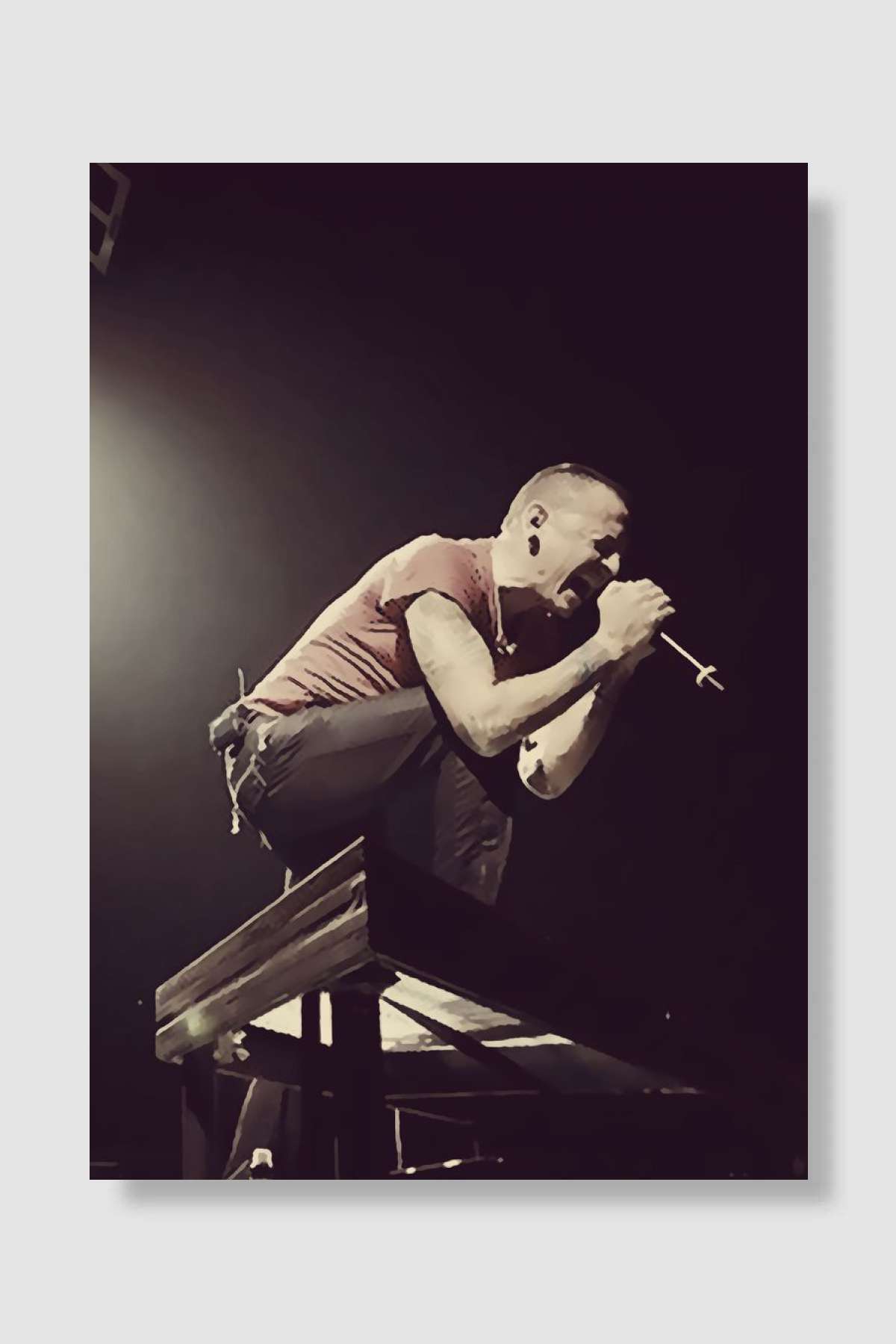 Linkin Park 454 Müzik Poster Çerçevesiz Yüksek Kalite Müzik Afiş Duvar Poster
