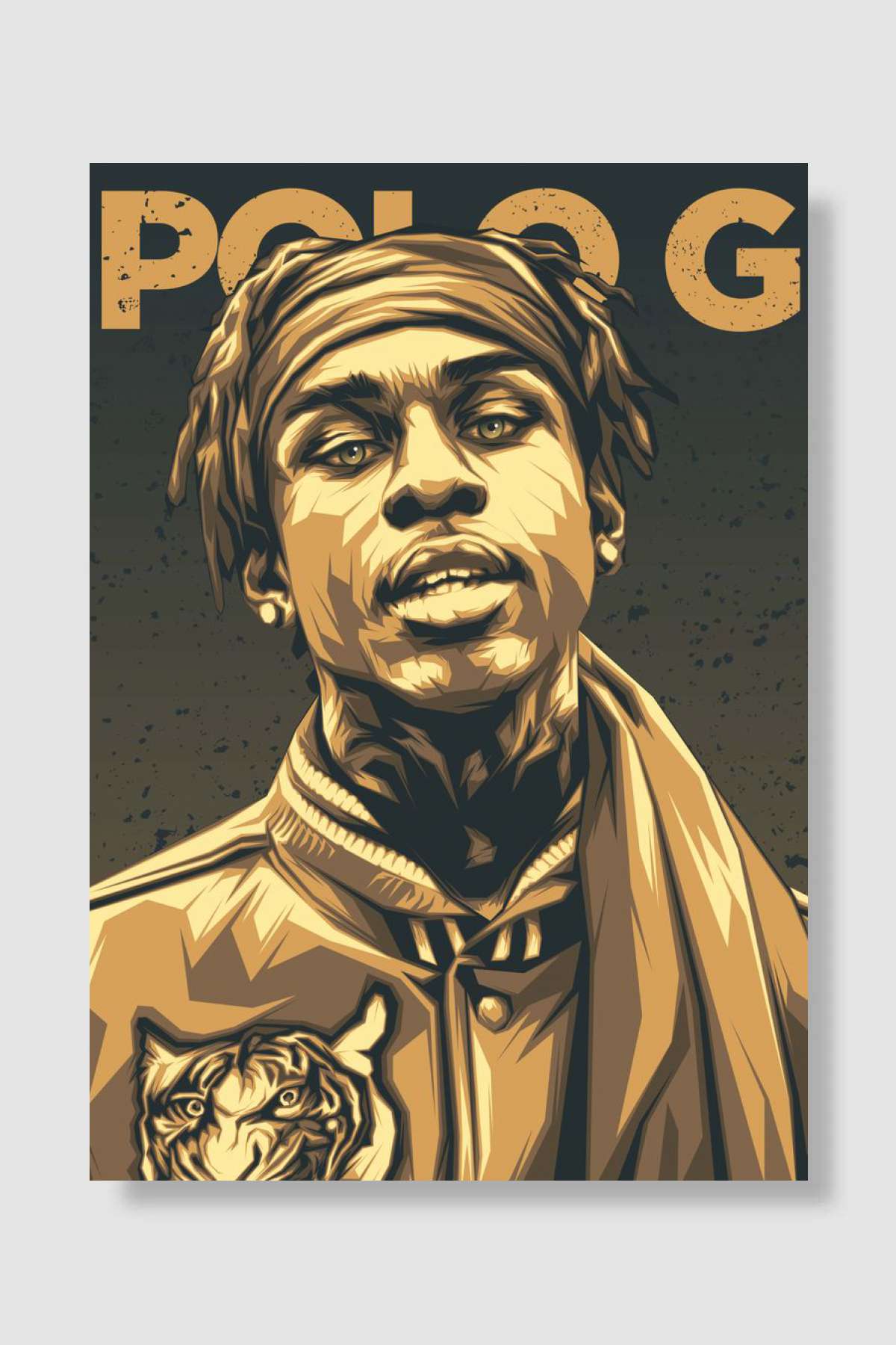 Polo G Music Rapper Müzik Poster Çerçevesiz Yüksek Kalite Müzik Afiş Duvar Poster