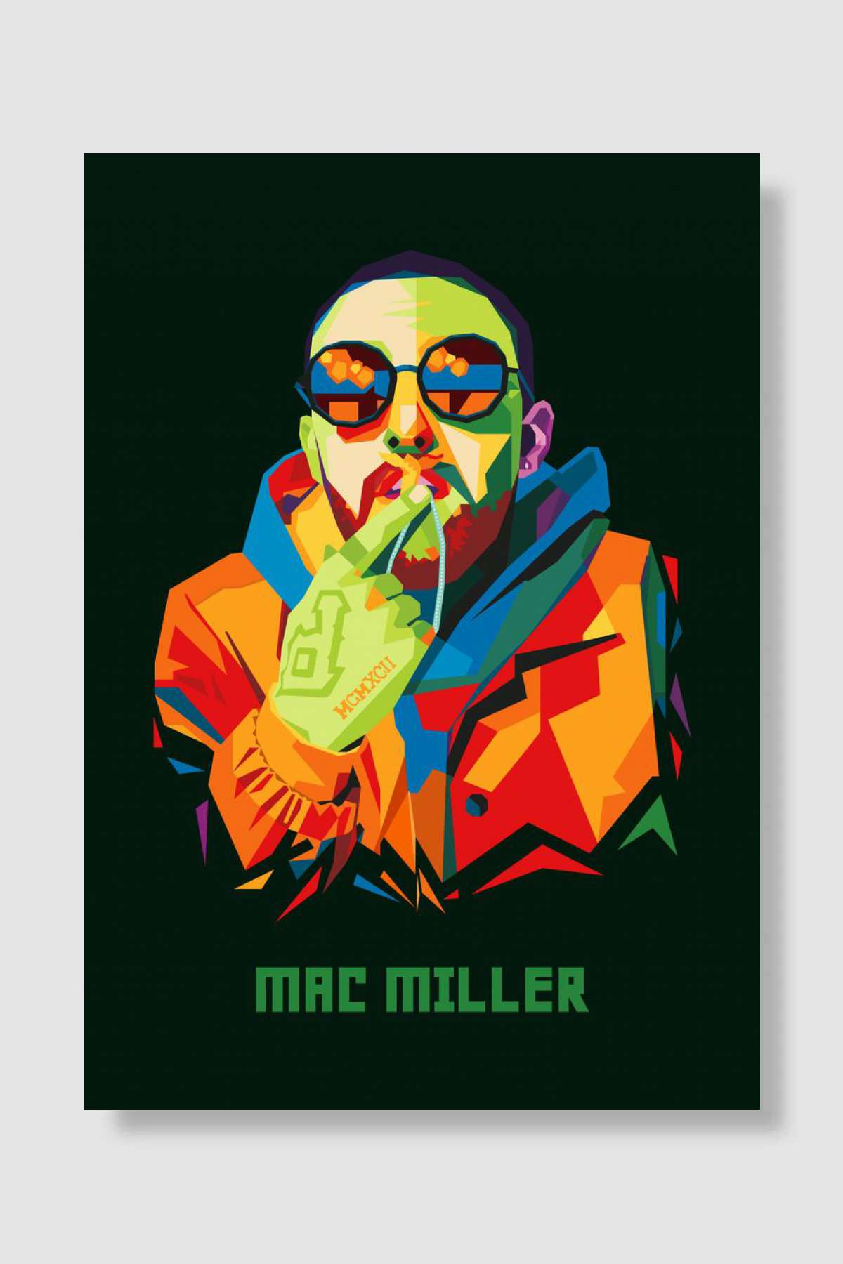Mac Miller Müzik Poster Çerçevesiz Yüksek Kalite Müzik Afiş Duvar Poster