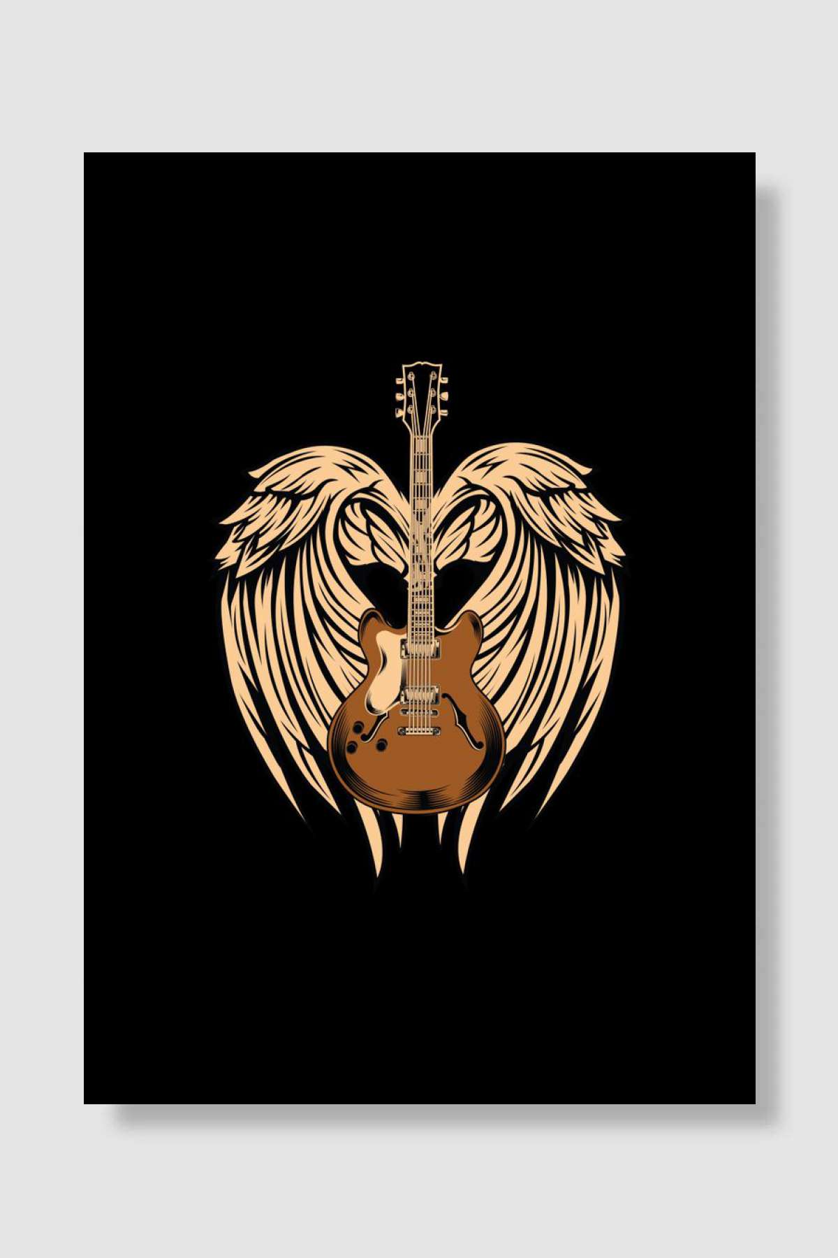 Angel Music Müzik Poster Çerçevesiz Yüksek Kalite Müzik Afiş Duvar Poster