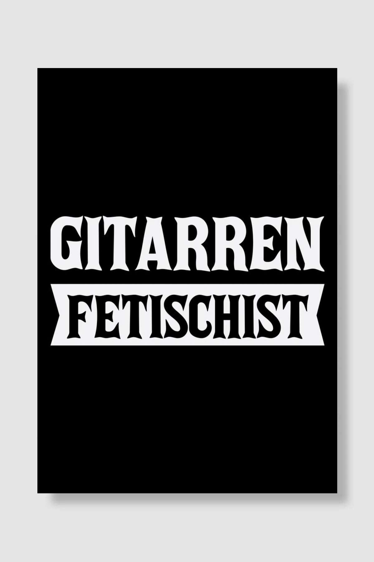 guitar Müzik Poster Çerçevesiz Yüksek Kalite Müzik Afiş Duvar Poster