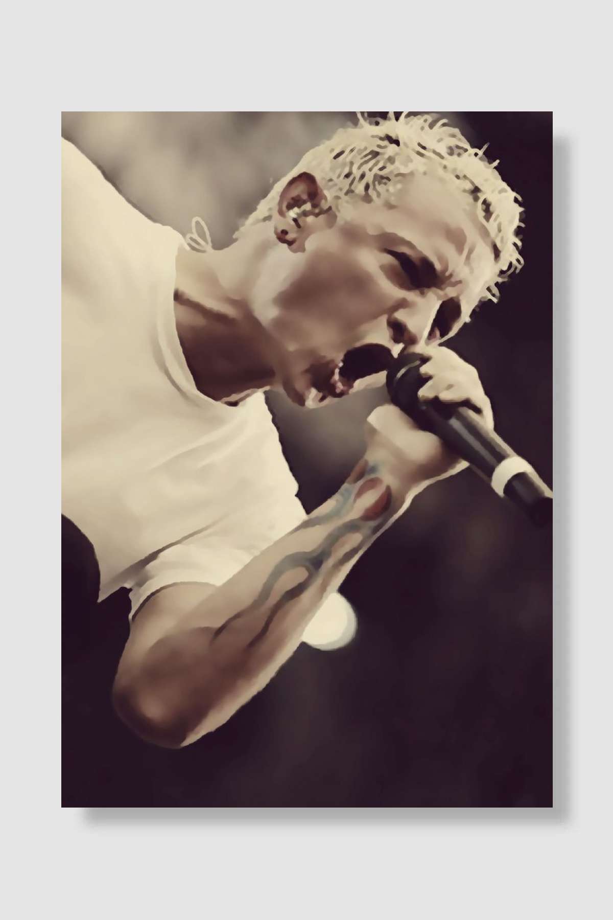 Linkin Park 95 Müzik Poster Çerçevesiz Yüksek Kalite Müzik Afiş Duvar Poster