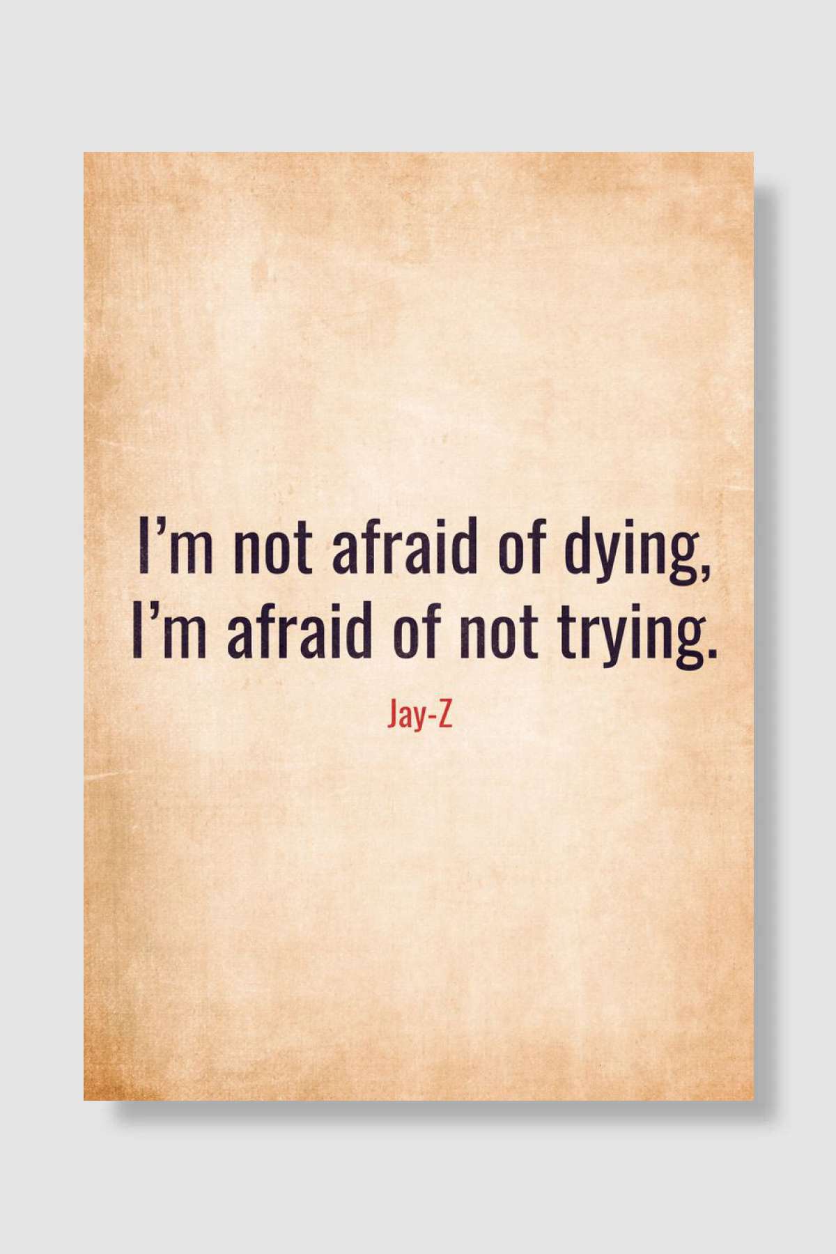 Quotes Zay Z Müzik Poster Çerçevesiz Yüksek Kalite Müzik Afiş Duvar Poster - En İyi Fiyatlarla