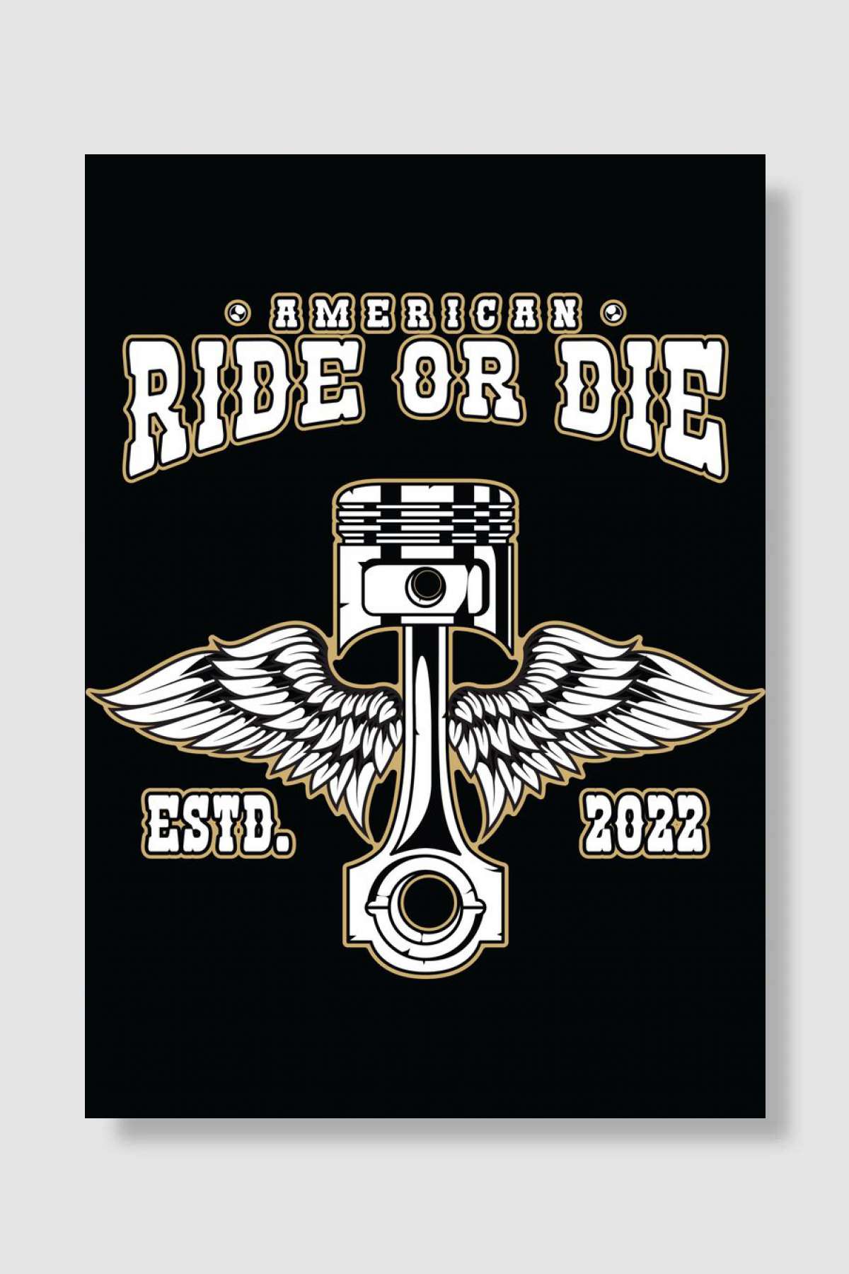 Motorbike club poster Müzik Poster Çerçevesiz Yüksek Kalite Müzik Afiş Duvar Poster